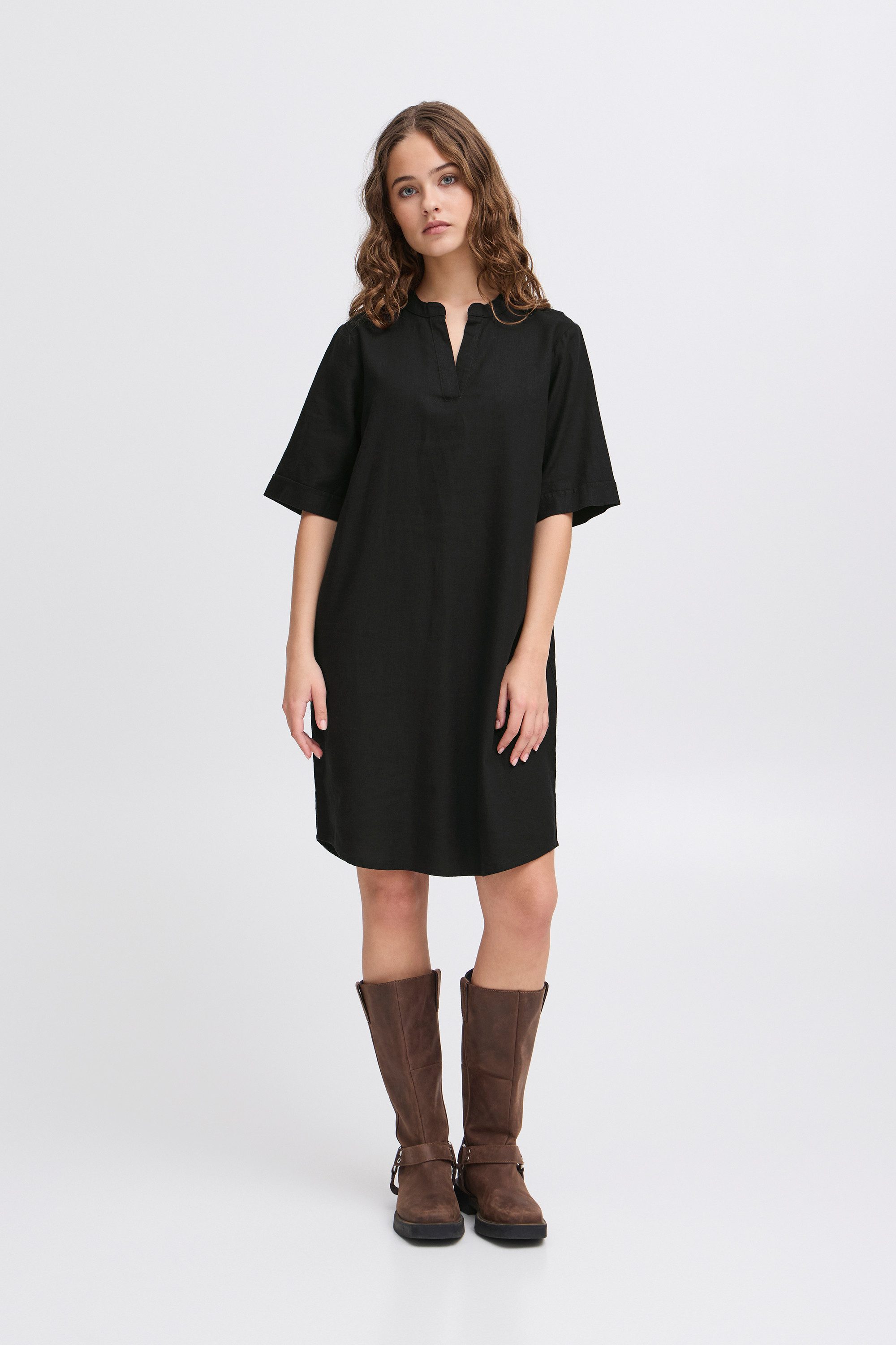 ICHI Blusenkleid Kleid IHLINO