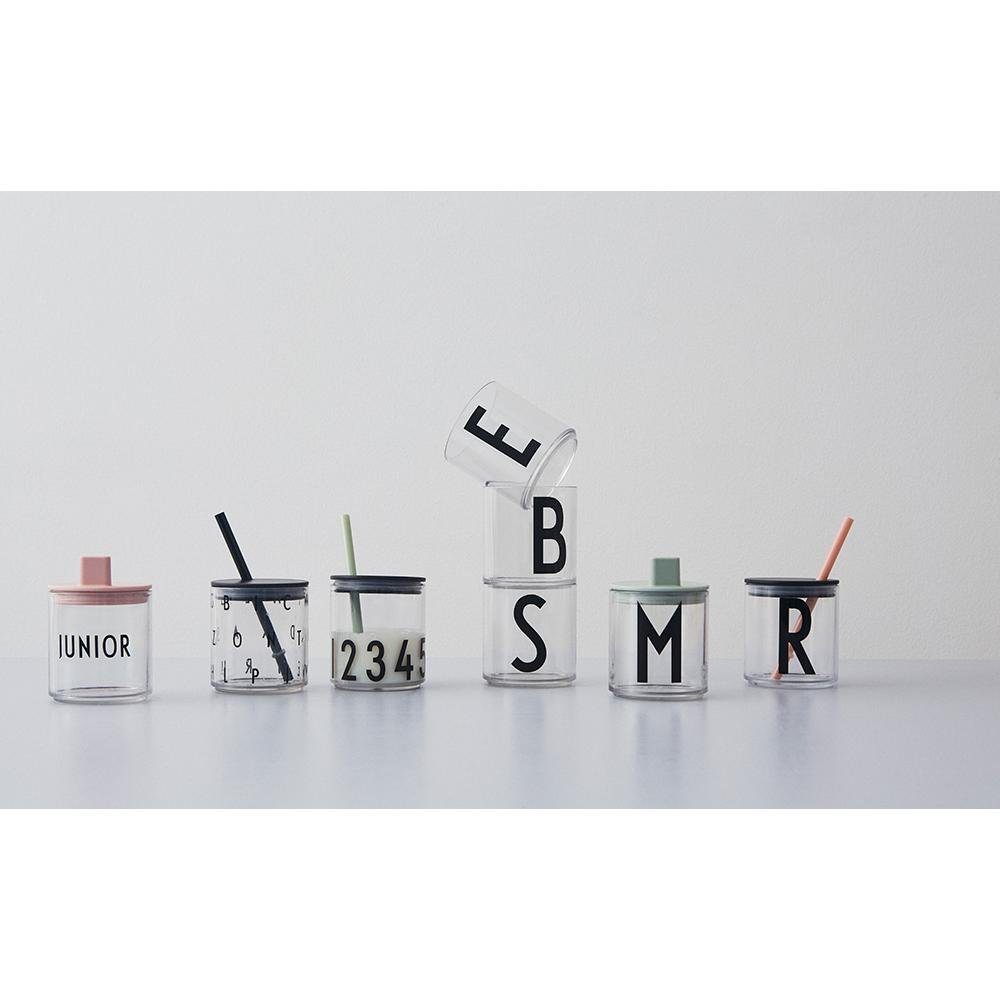 Tritan-Becher Letters Design für Kindergeschirr-Set Trinkaufsatz Grün