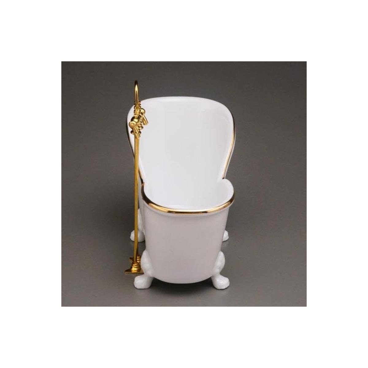 - 001.772/9 weiß, Sitzbadewanne, Dekofigur Miniatur Reutter Porzellan