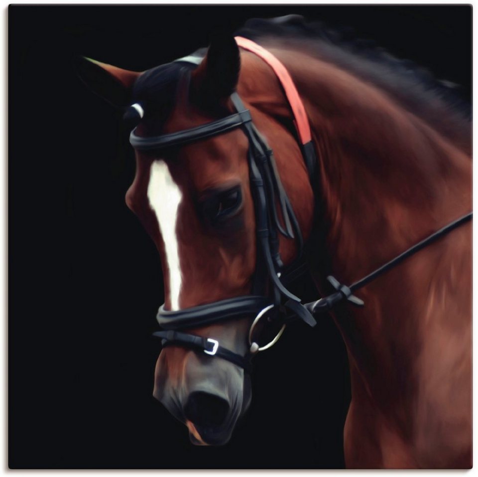 Artland Wandbild Dressur Pferd, Haustiere (1 St), als Alubild, Leinwandbild,  Wandaufkleber oder Poster in versch. Größen