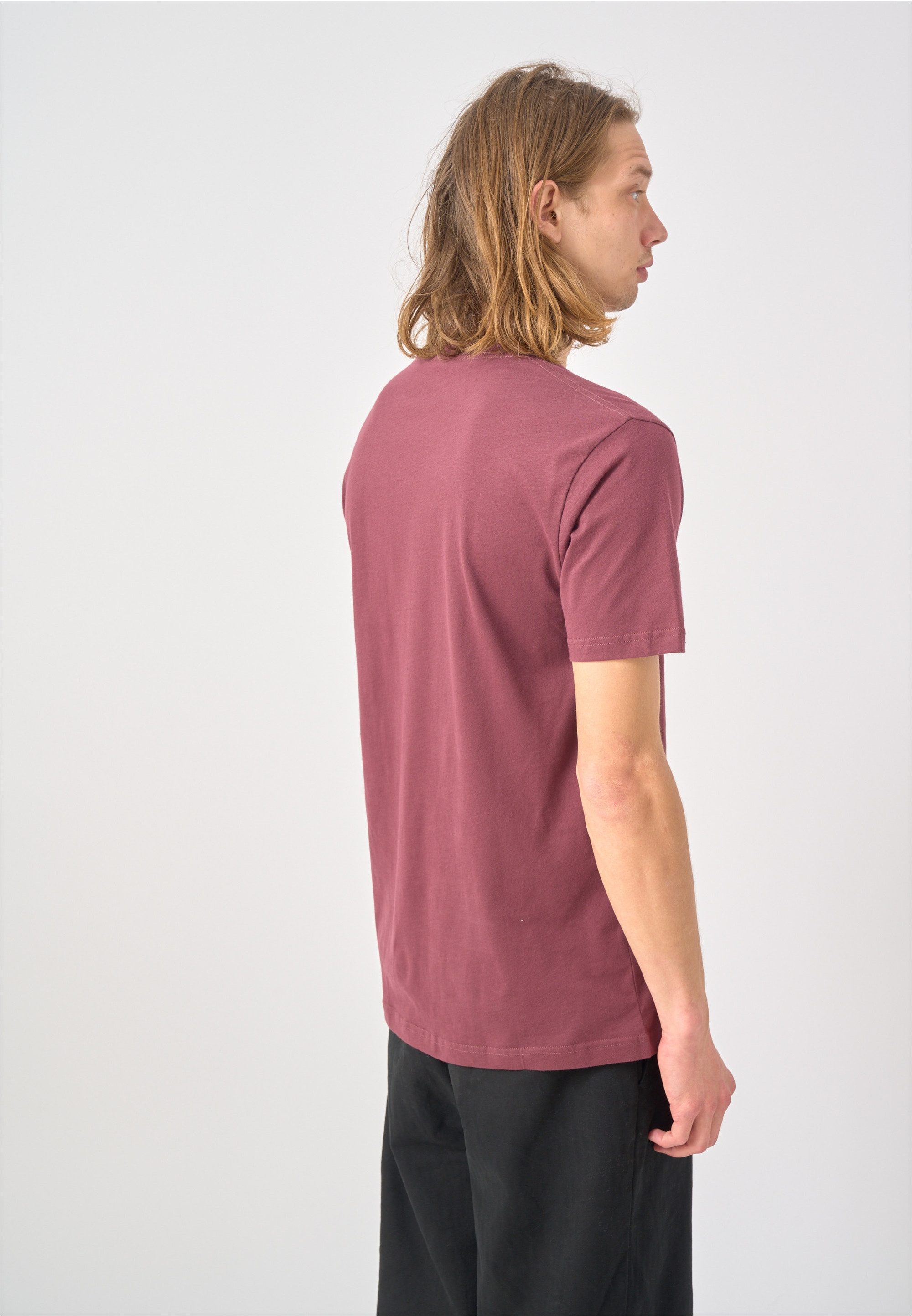 Cleptomanicx T-Shirt Ligull Regular mit kleiner Logo-Stickerei