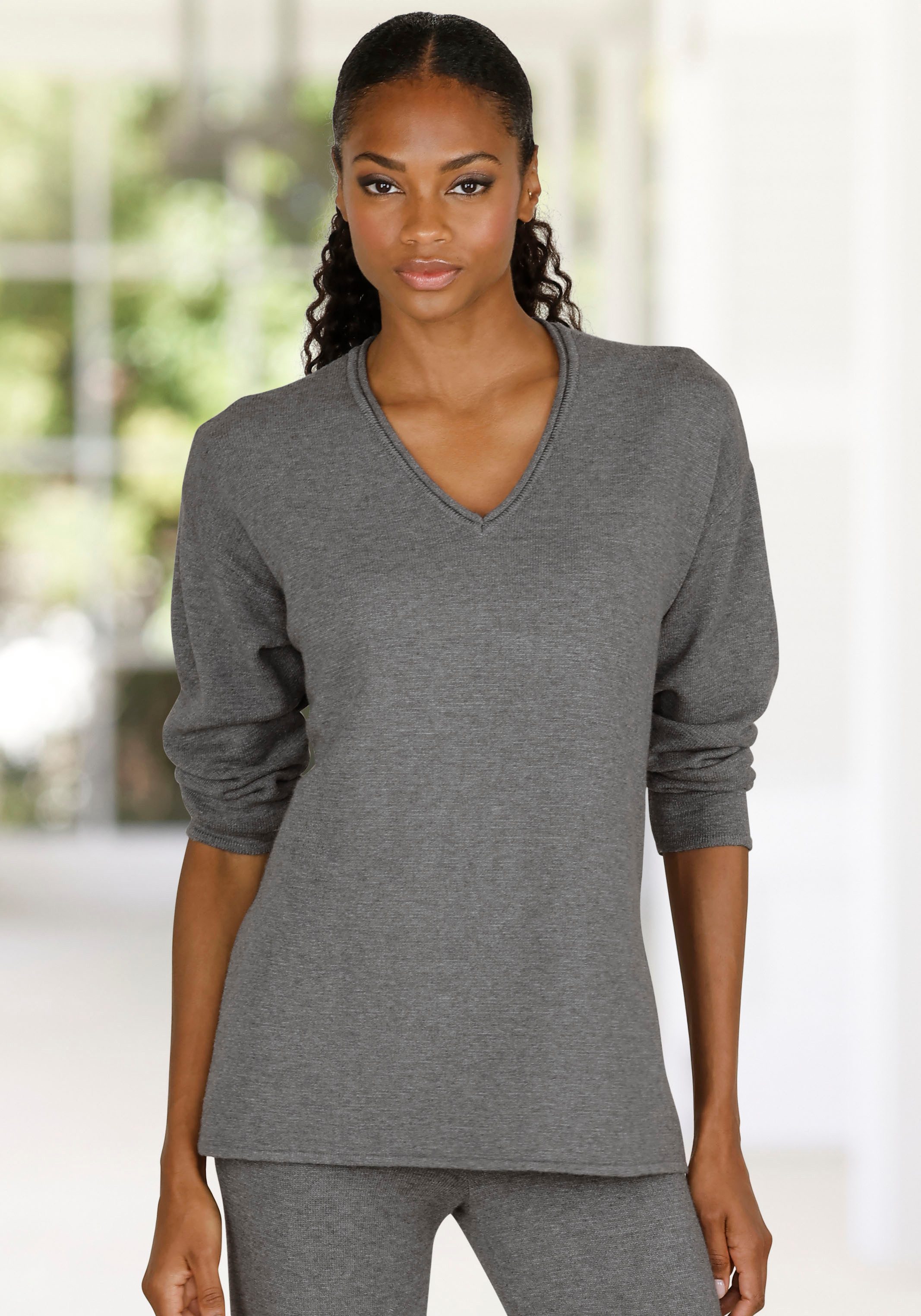 LASCANA Sweater aus hochwertigem Strick günstig online kaufen