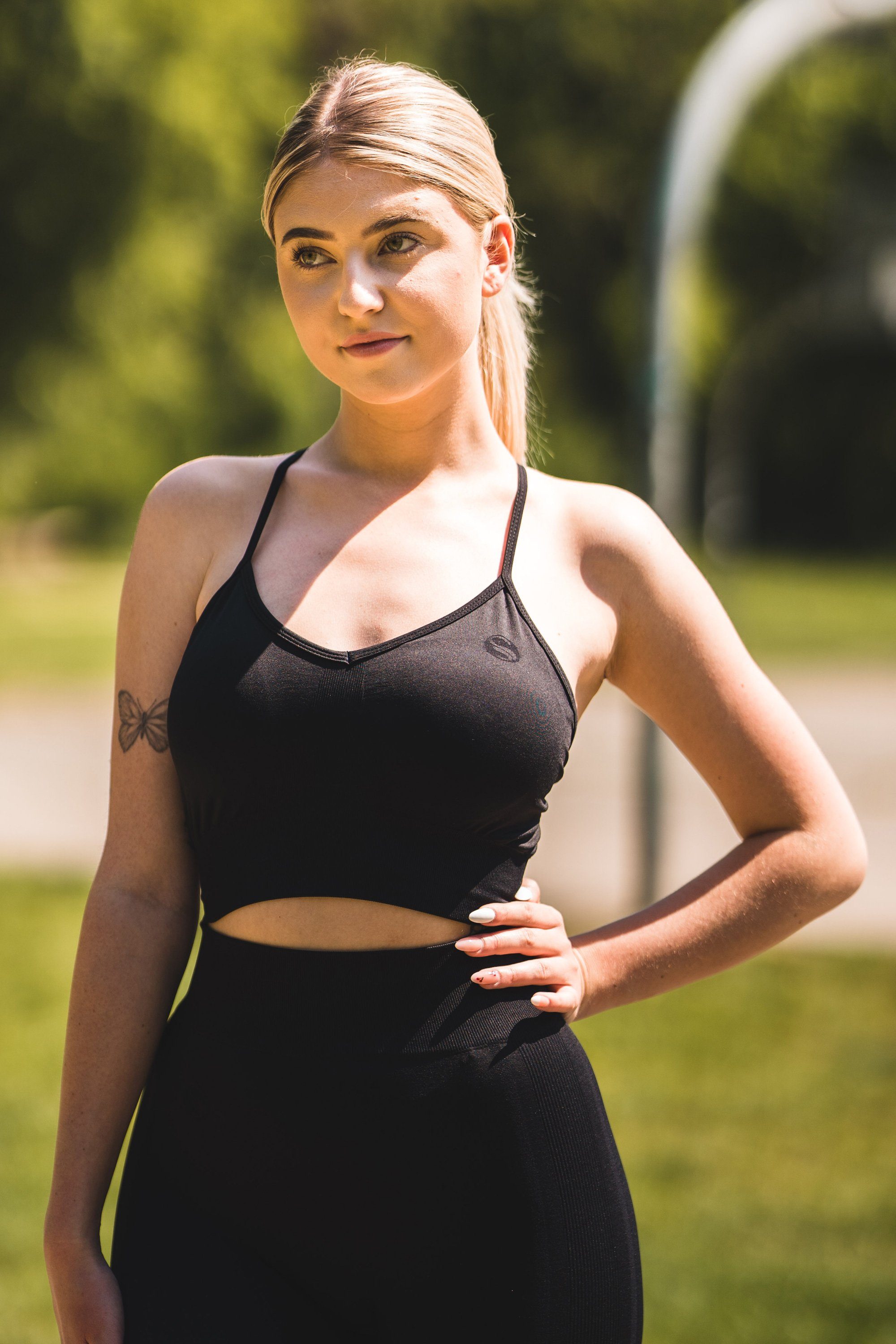 Stark Soul® Sport-Bustier Seamless Bra OPAQUE mit herausnehmbaren Cups – Bild 4 von 5