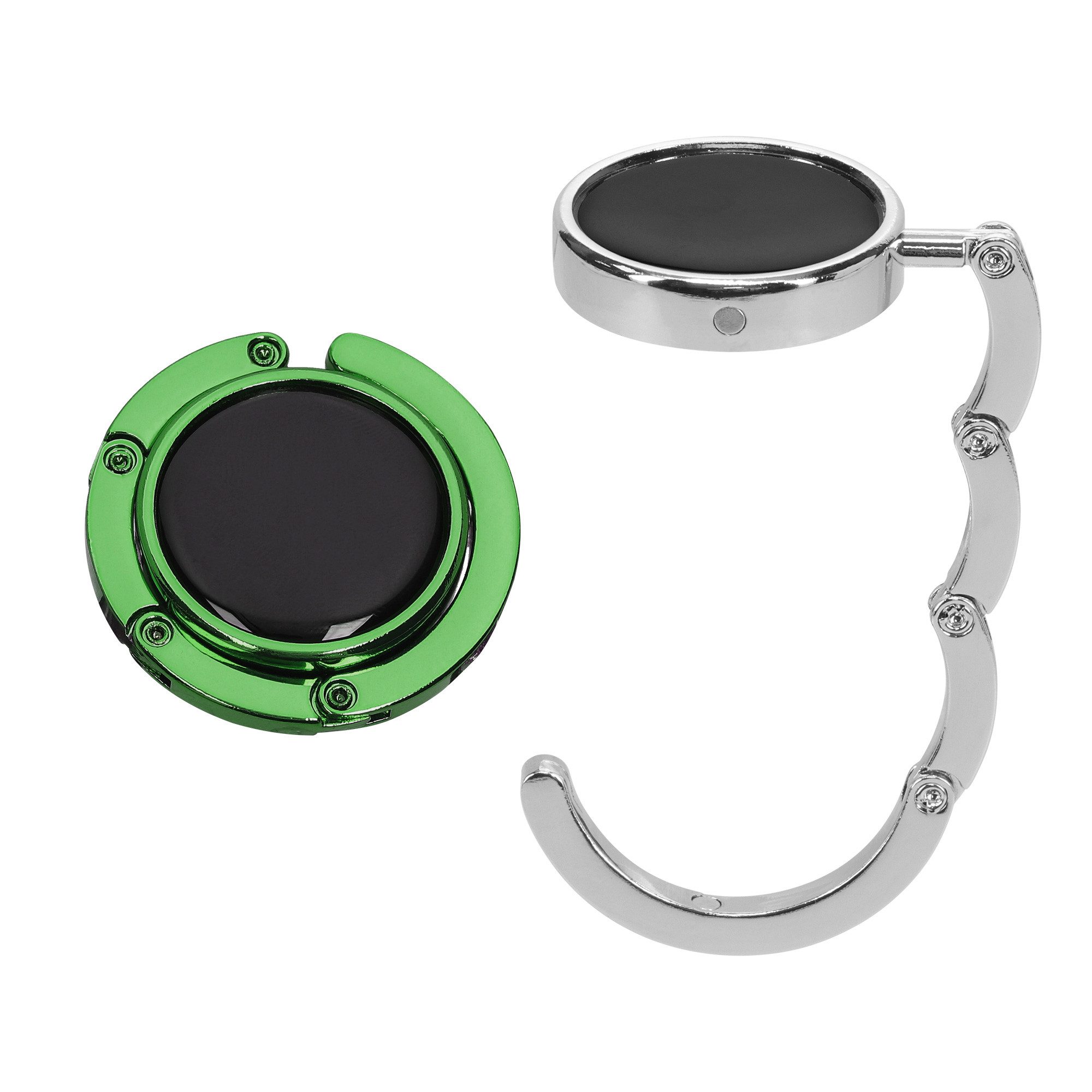 Taschen-Halterung kwmobile Tisch Handtaschenhalter Haken - 2x Faltbare Antirutsch