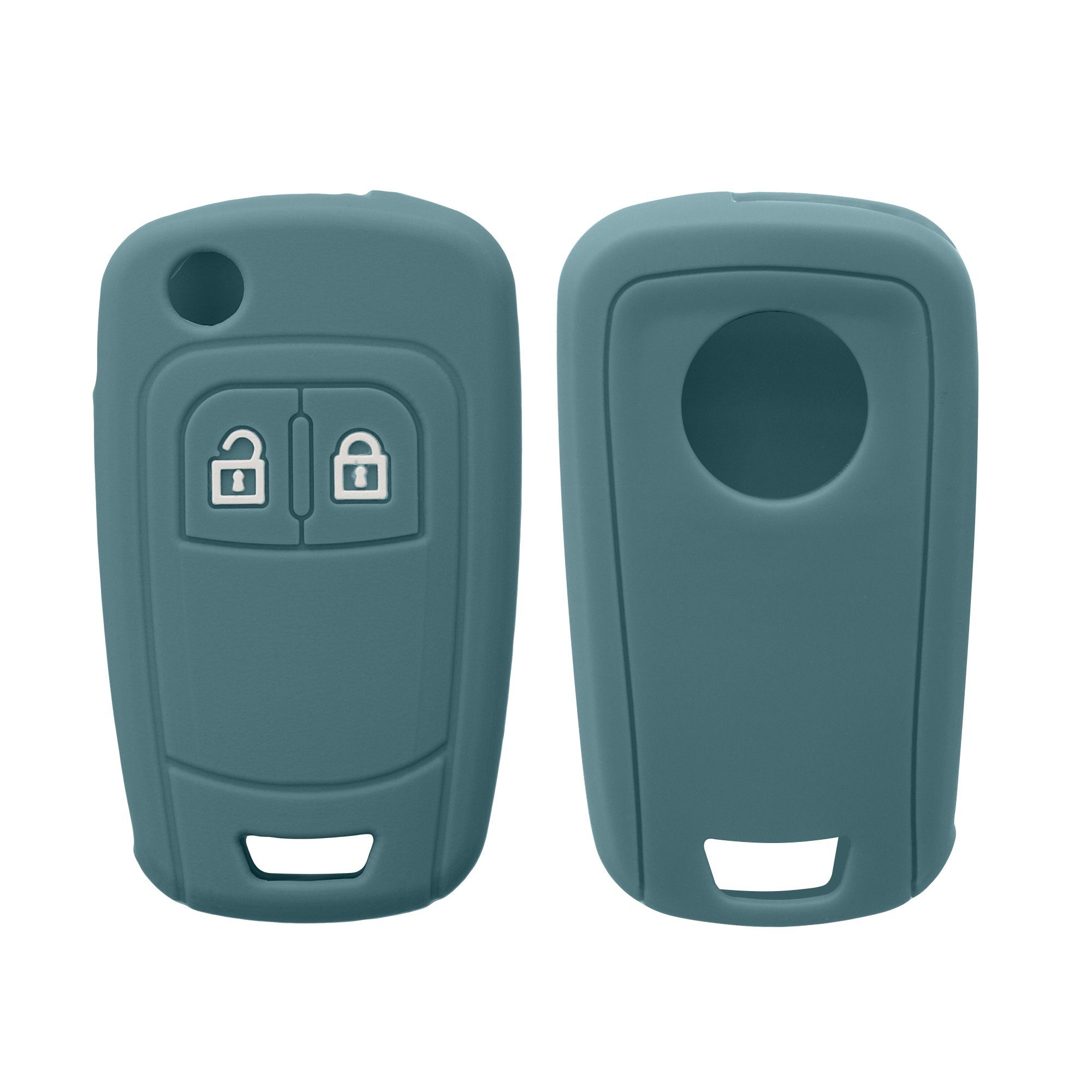 kwmobile Schlüsseltasche Autoschlüssel Silikon Hülle für Opel Chevrolet (1-tlg), Schlüsselhülle Schlüssel Case Cover