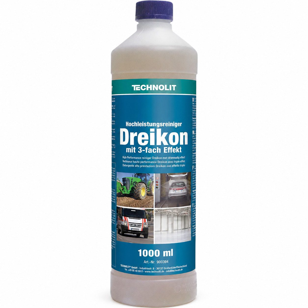 TECHNOLIT® Hochleistungsreiniger Dreikon, KFZ- Wohnwagen- Bike-Reiniger Universalreiniger