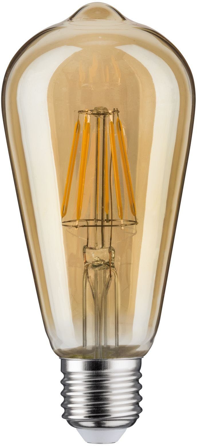 Paulmann LED-Leuchtmittel Bundle ST64 gold 2x 6,5 W, E27, 2 St., Extra-Warmweiß