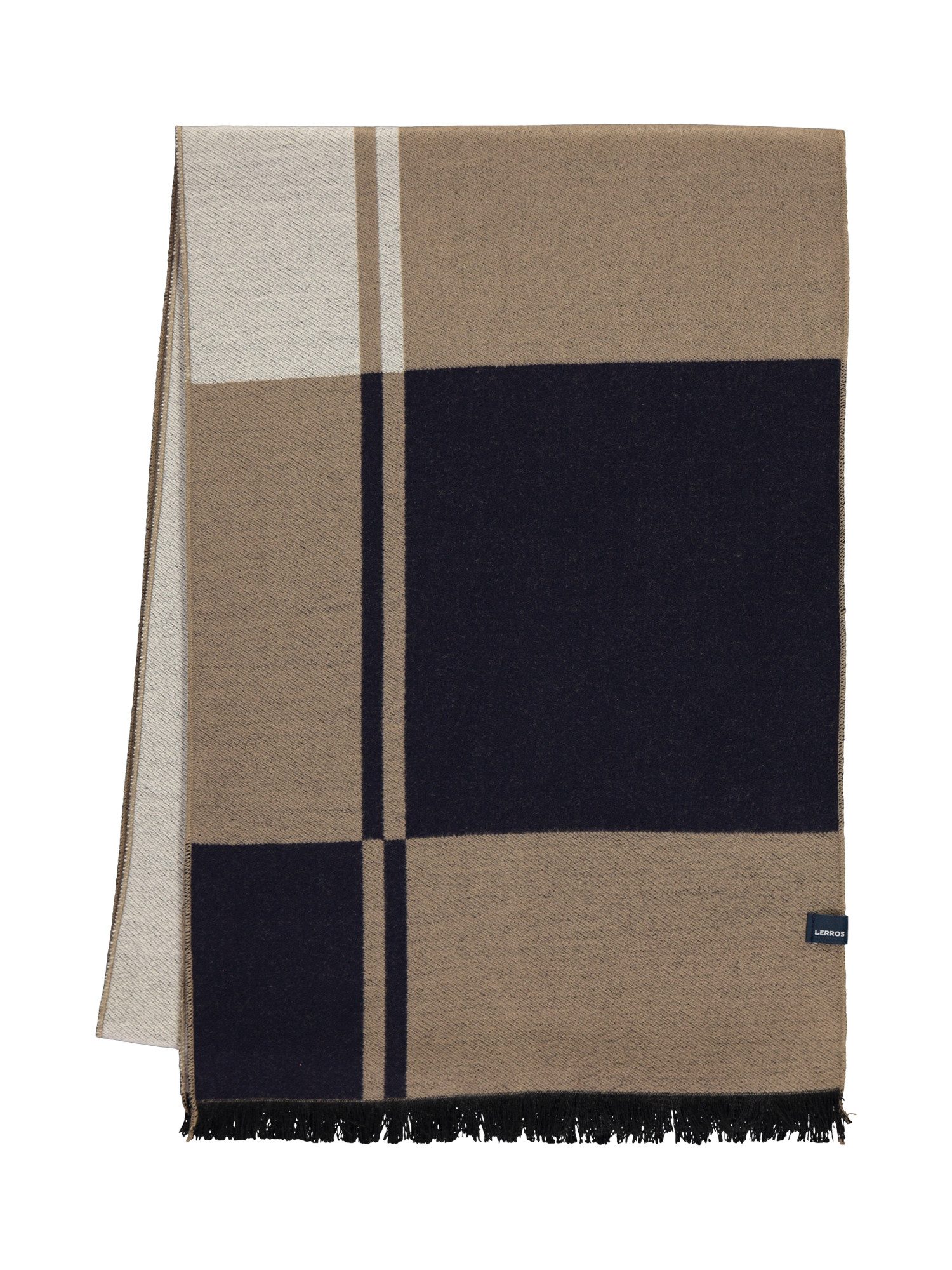 LERROS Schal Herren Schal in Block-Design