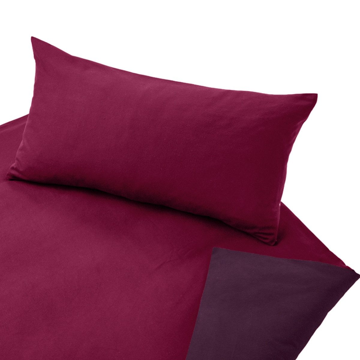 Cotonea Bettwäsche Edel-Biber, Biber, Baumwolle (Bio), 2 teilig, Wendeoptik