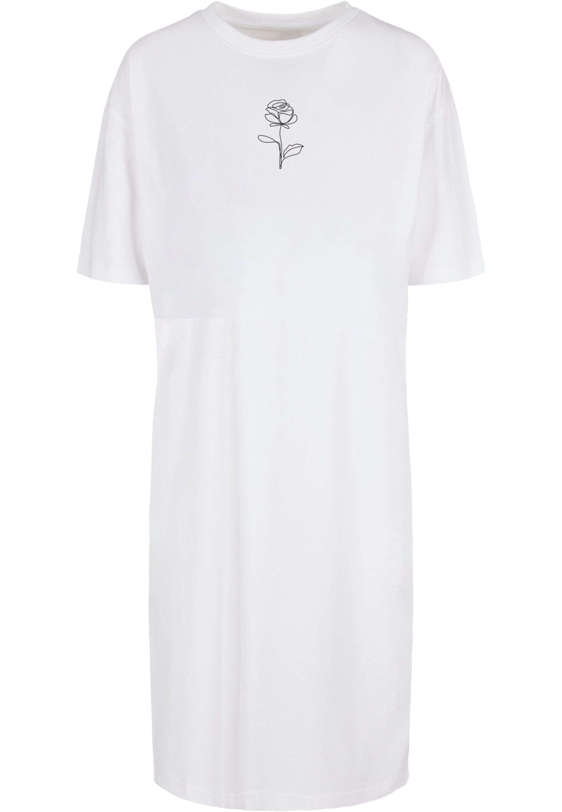 Merchcode Shirtkleid "Merchcode Damen Ladies Rose Oversized Slit Tee Dress" günstig online kaufen