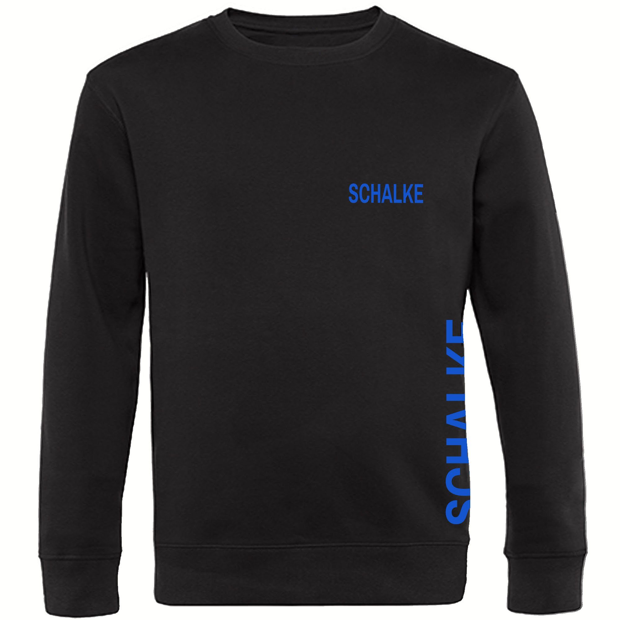 multifanshop Sweatshirt Schalke - Brust & Seite - Pullover