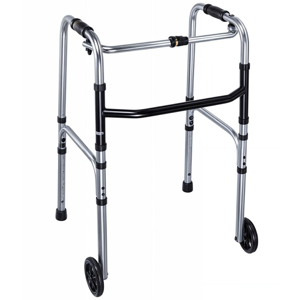 Dynasun Rollator Rollator H029, Gehgestell faltbar Rollator Gehbock Rehabilitations Gehhilfe Gehwagen