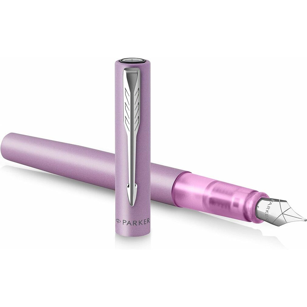 Parker Füllfederhalter Füller Vector XL Metallic lilac M-Feder Gehäuse teilw.transparent