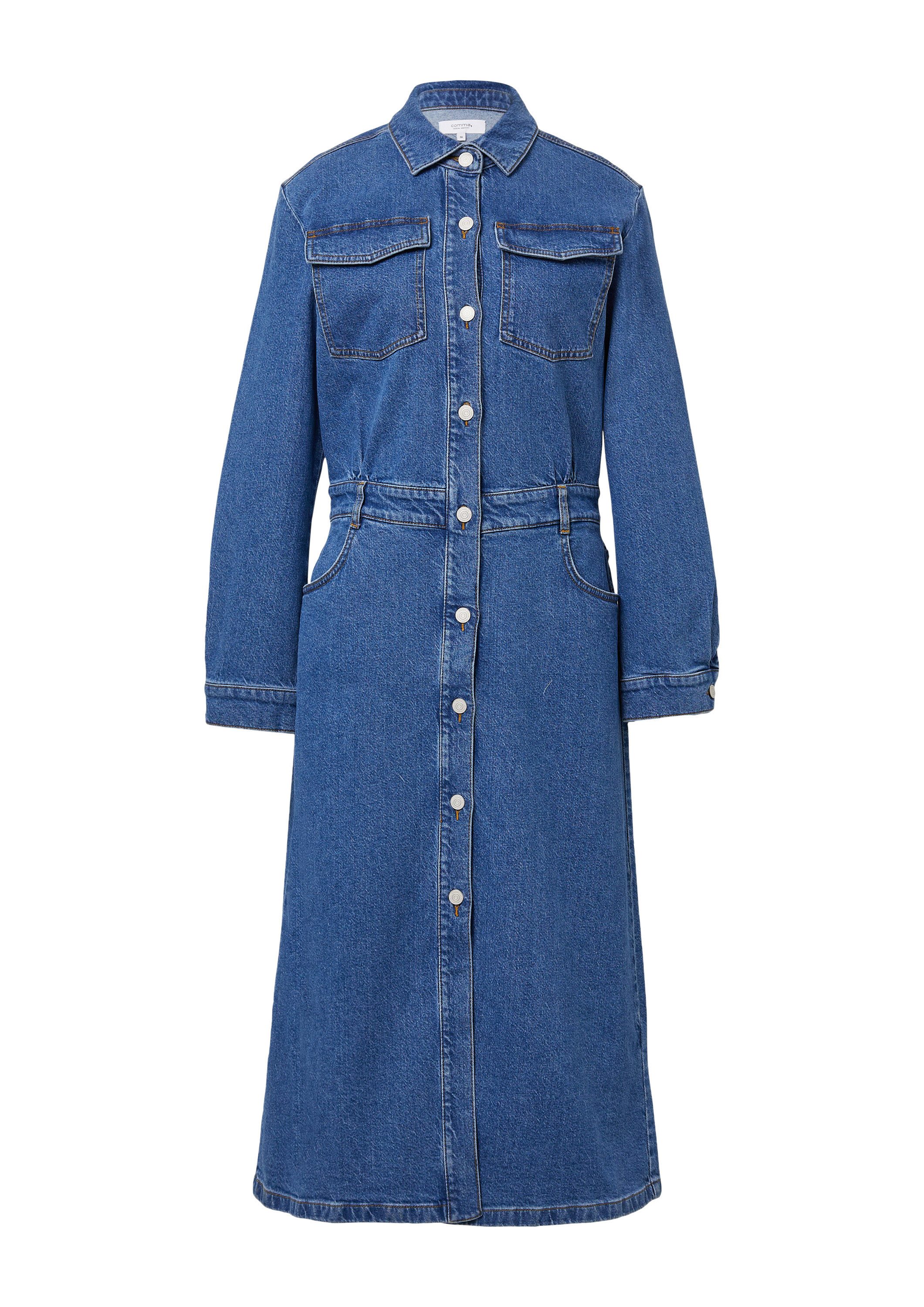 comma Midikleid Kleid Midikleid aus heavy günstig online kaufen