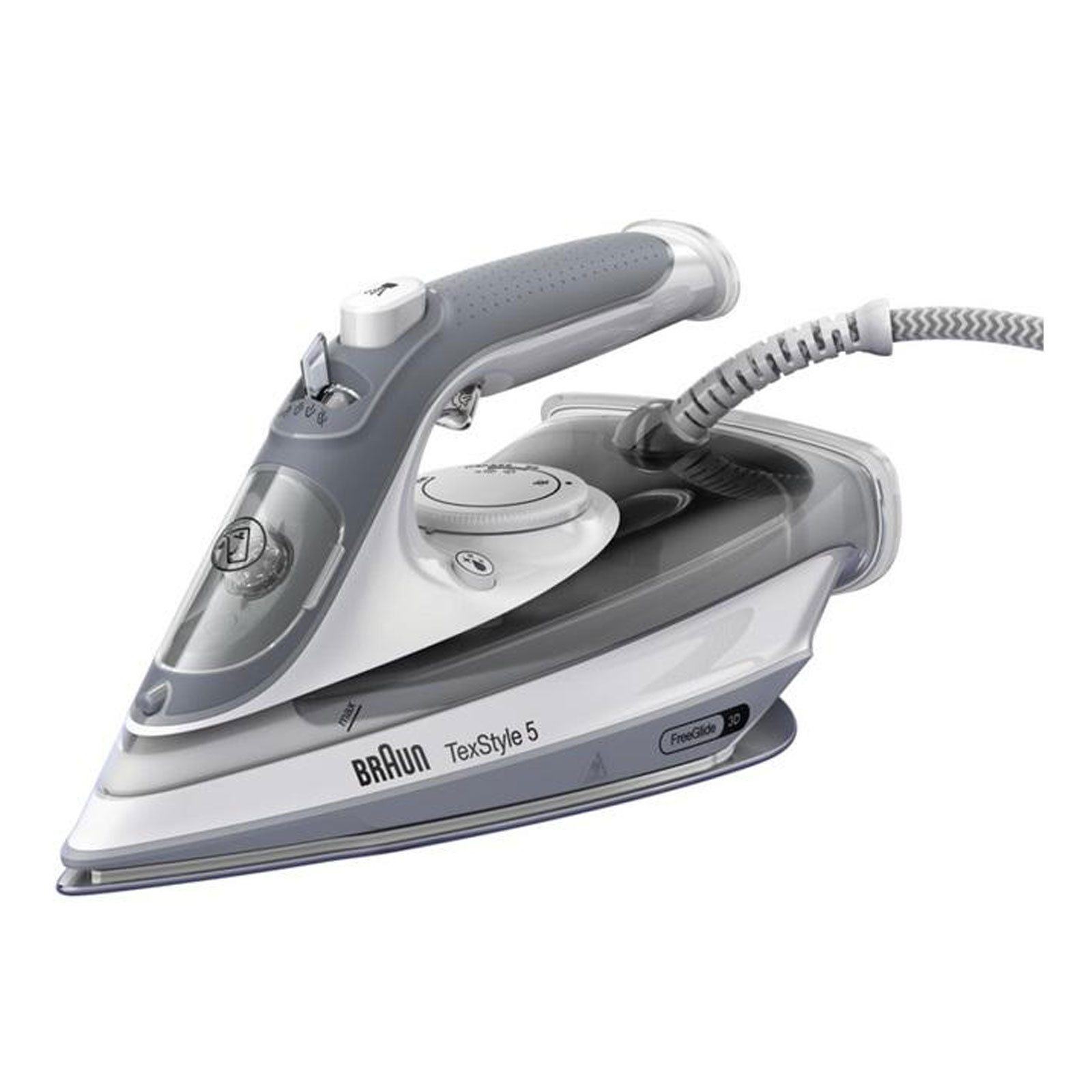Braun Dampfbügelstation SI 5078 GY TexStyle 5 Dampfbügeleisen, 0.3 ml Wassertank