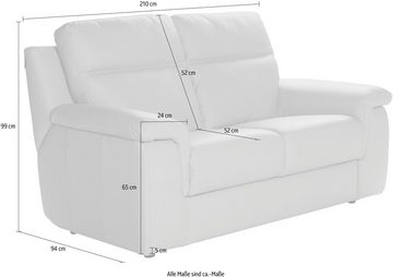 Nicoletti Home 3-Sitzer Alan, Breite 210 cm, wahlweise mit Relaxfunktion