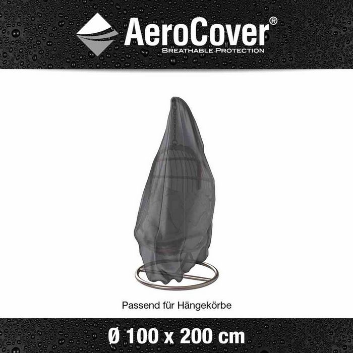 AeroCover Schutzplane Atmungsaktive Schutzhülle für Hängekörbe Ø100xH200 cm atmungsaktiv