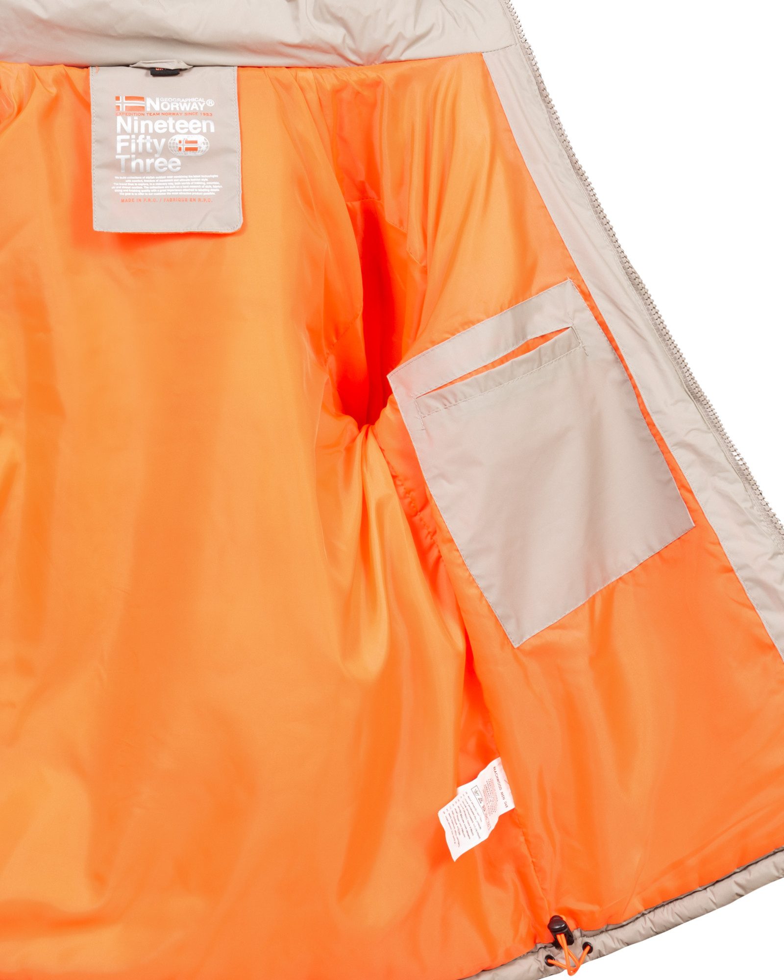 Geographical Norway Steppjacke Winter Jacke Parka Steppjacke Kapuzenjacke Outdoorjacke Warm gesteppt