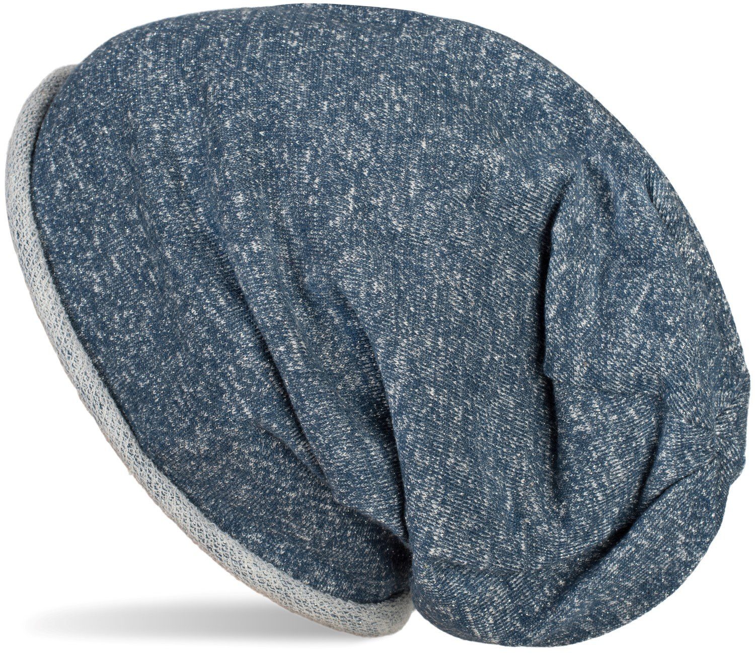 Beanie Beanie Mütze mit All Over Glitzer