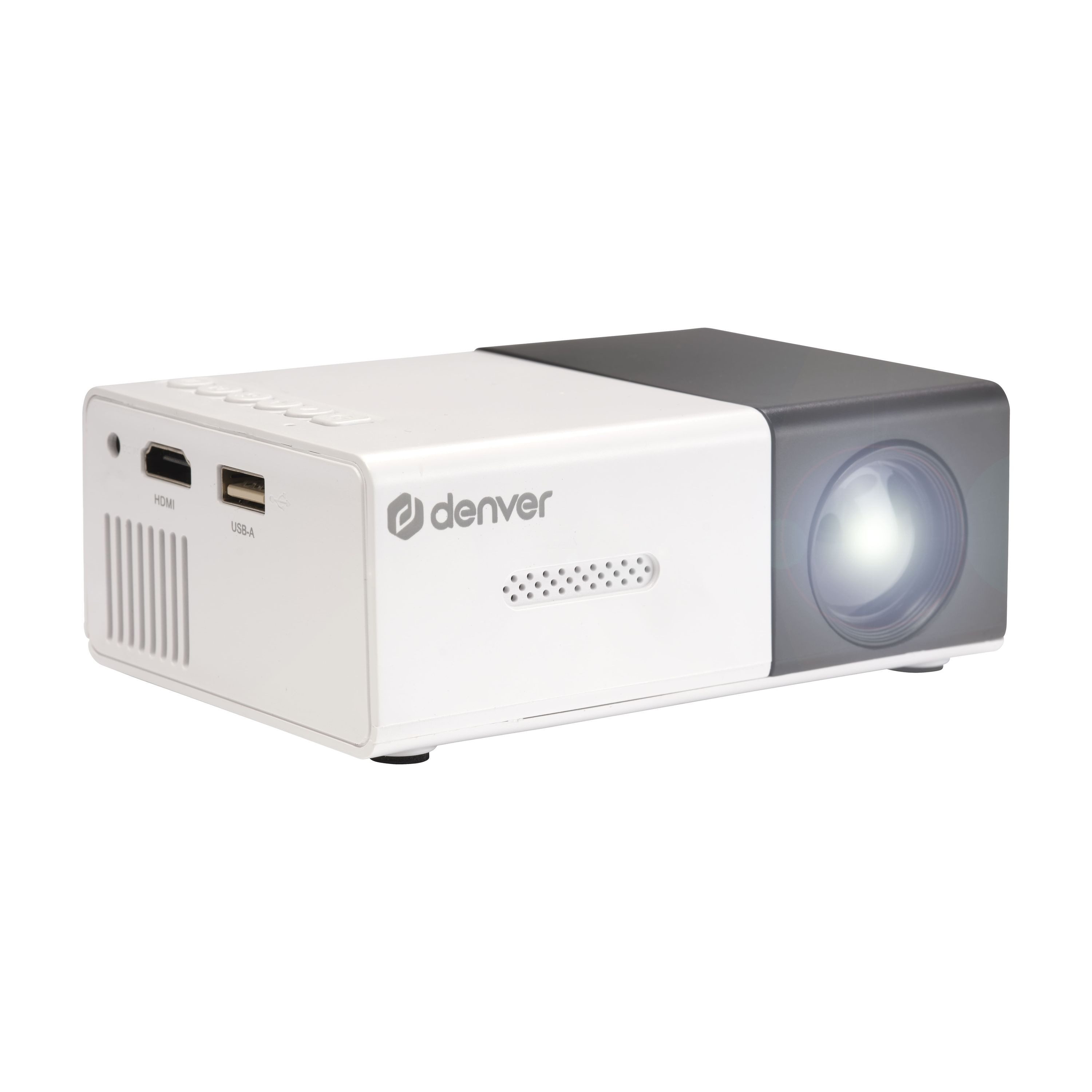 Denver PR-1000 Beamer (Full HD 1080p Eingang · LED 30.000h · Bis 60 Zoll)