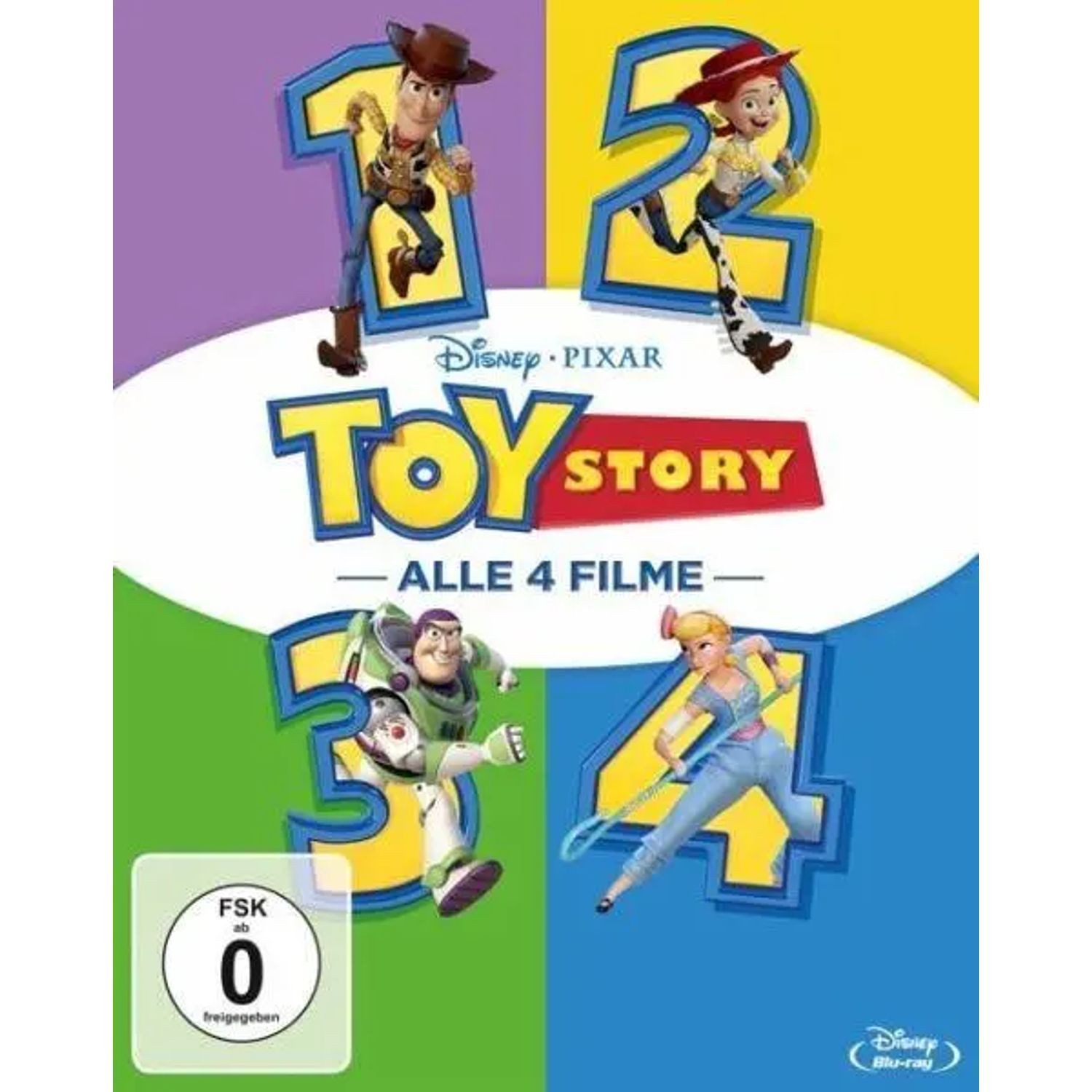Walt Disney Blu-ray Toy Story 1-4