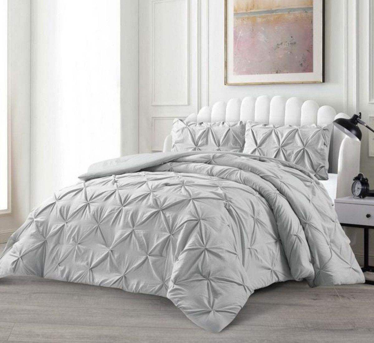 alesvelt Tagesdecke Set Efsun Überwurf Decke 3-Teilig 240x250 cm,atmungsaktiv 2-Personen