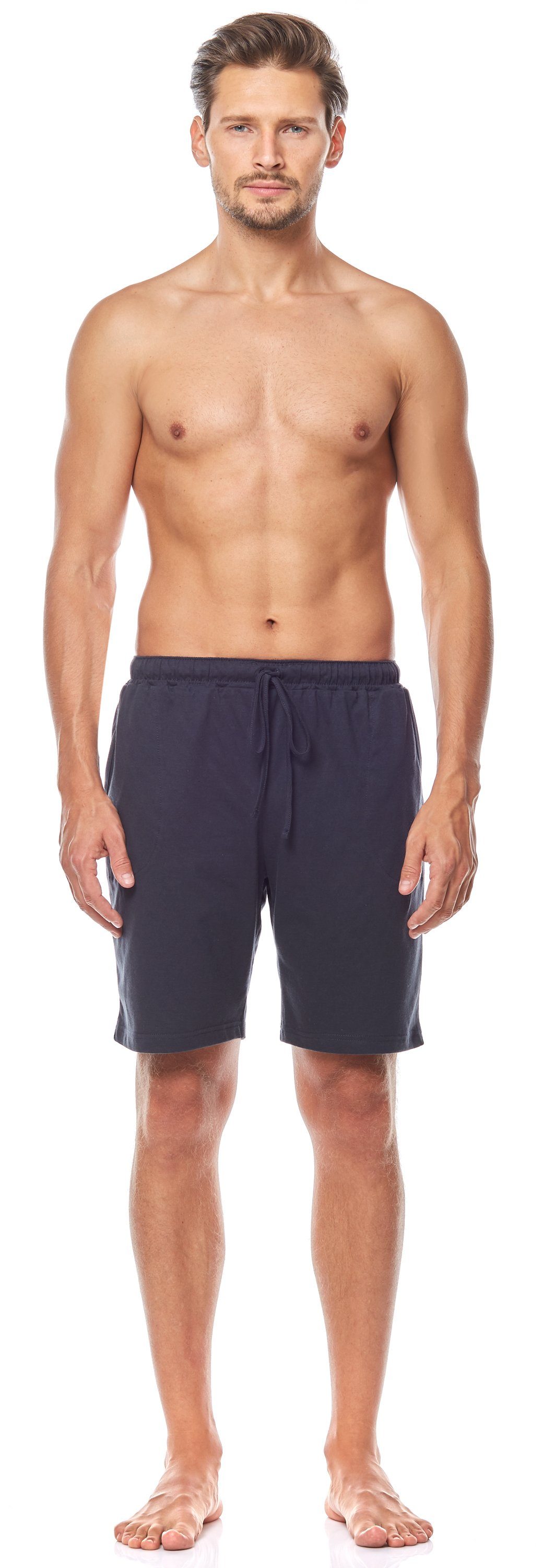 Pyjamashorts Herren Schlafanzughose Kurz TI30-114