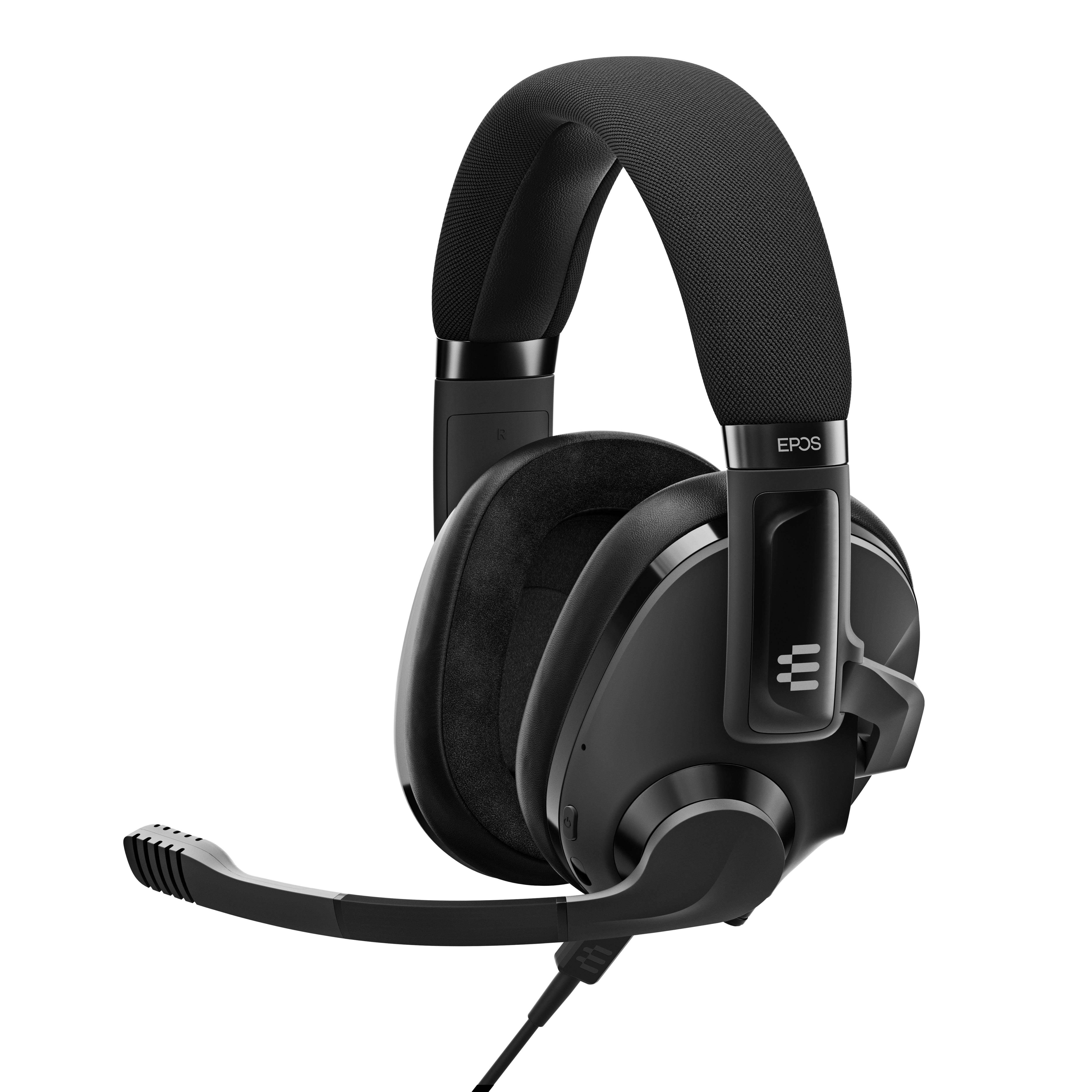 EPOS EPOS H3 Hybrid - Gaming Headset, schwarz Gaming-Headset (magnetisch abnehmbarer Mikrofonarm)