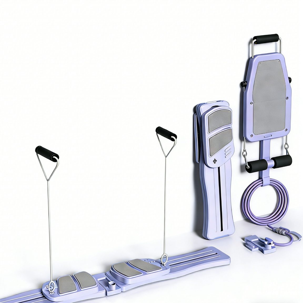 Fine Life Pro Fitnessmatte Multifunktionales Bauchmuskel-Trainingsgerät (Split-Ski-Trainer)