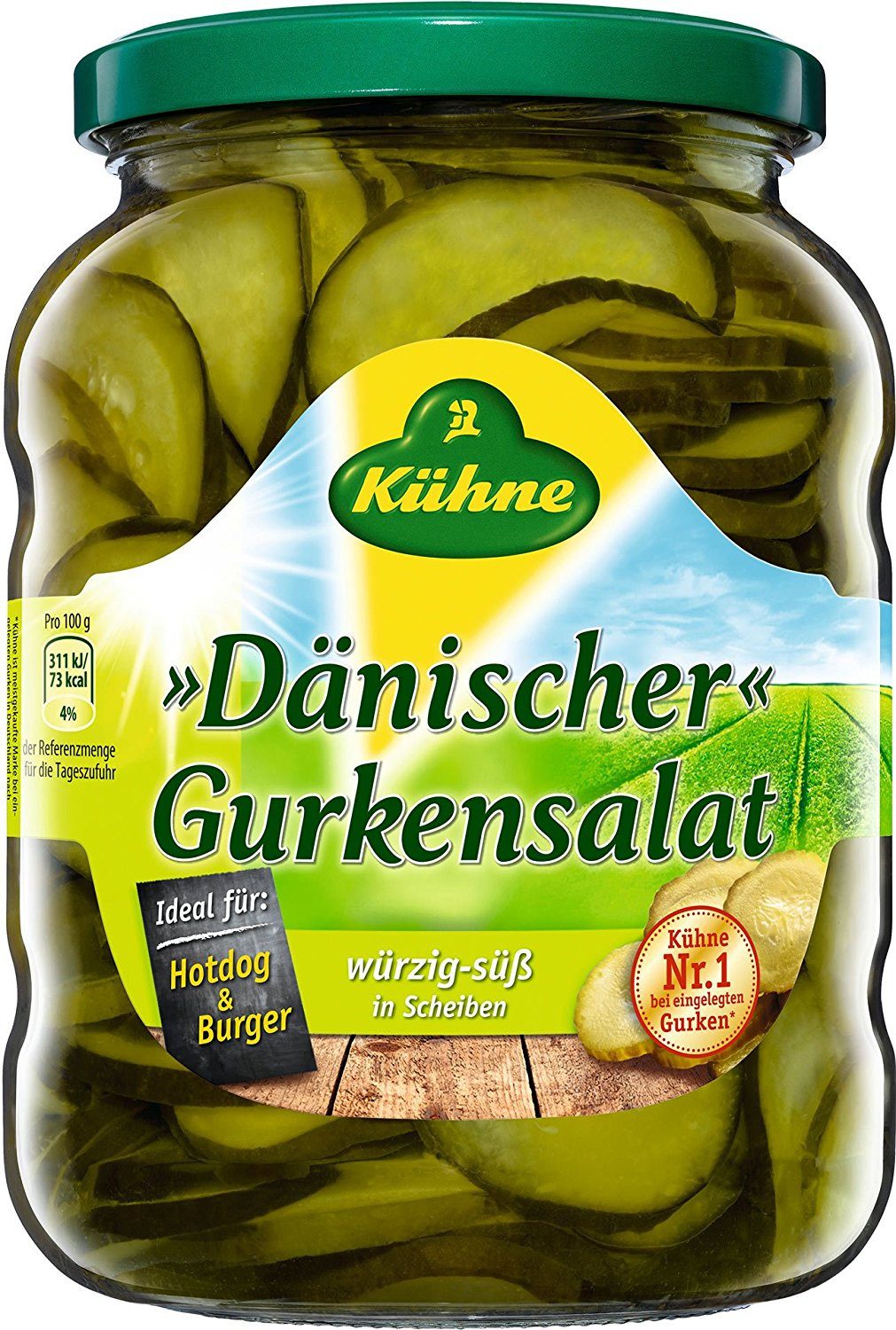 Kühne Gemüsekonserve, Kühne Dänischer Gurkensalat 670g
