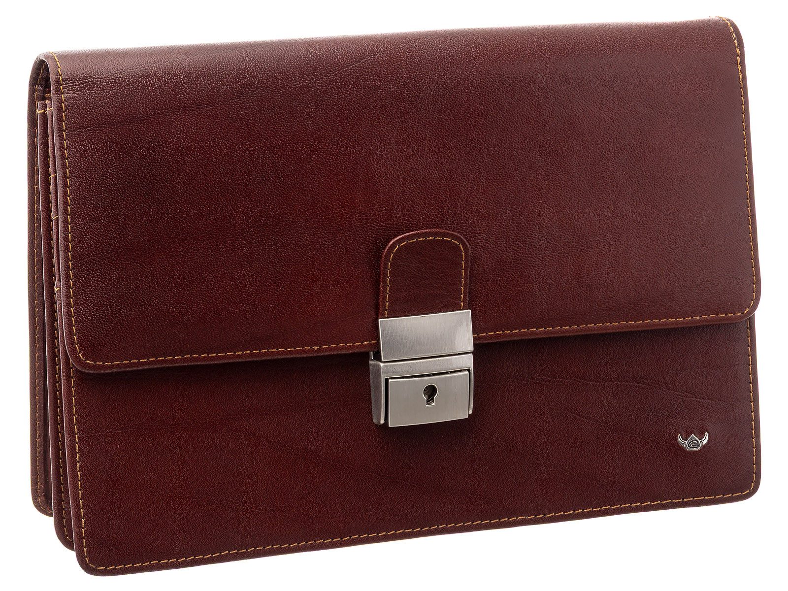 Golden Head Geldbörse Colorado Tasche 821505 Handgelenktasche (Stück, 1-tlg., 1), Doppelsteppnähte