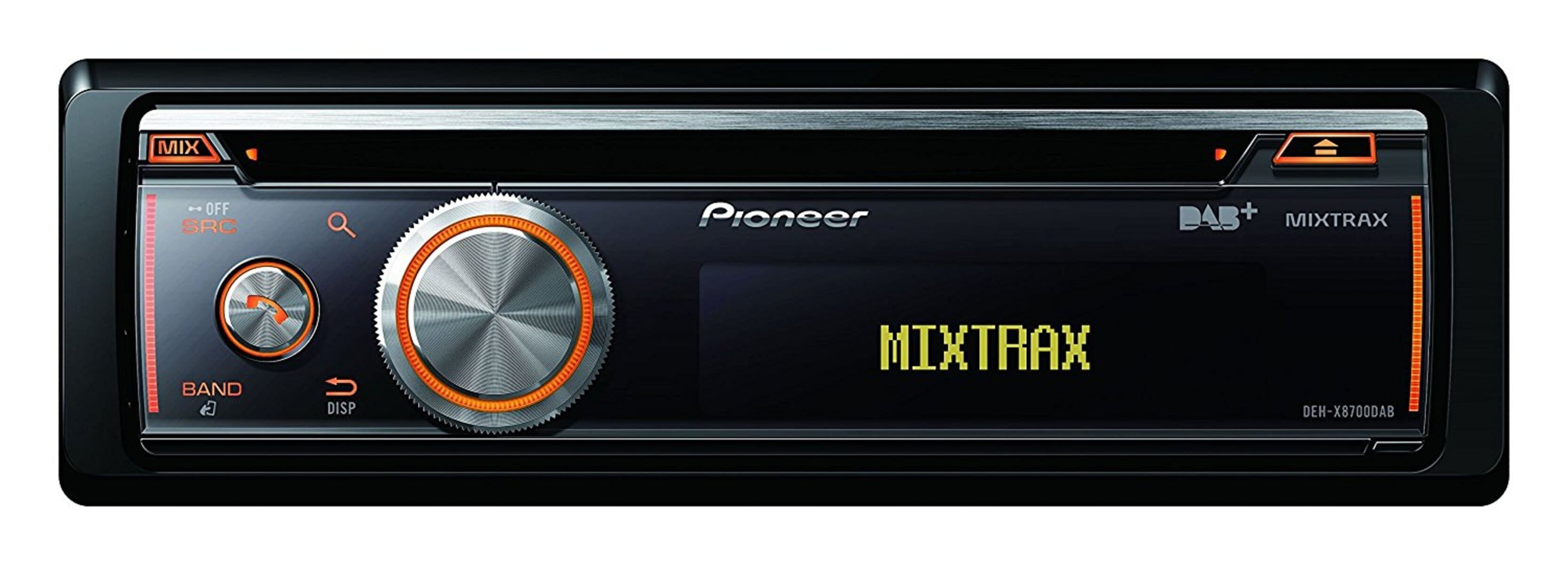 Pioneer DEH-X8700DAB DAB+ Bluetooth MP3 USB CD Autoradio Autoradio (RDS, AUX-Eingang, USB, Abnehmbares Bedienteil, AM/FM Radio, Animiertes Display, Bluetooth, DAB+, Freisprecheinrichtung, AUX Eingang, 1 DIN)