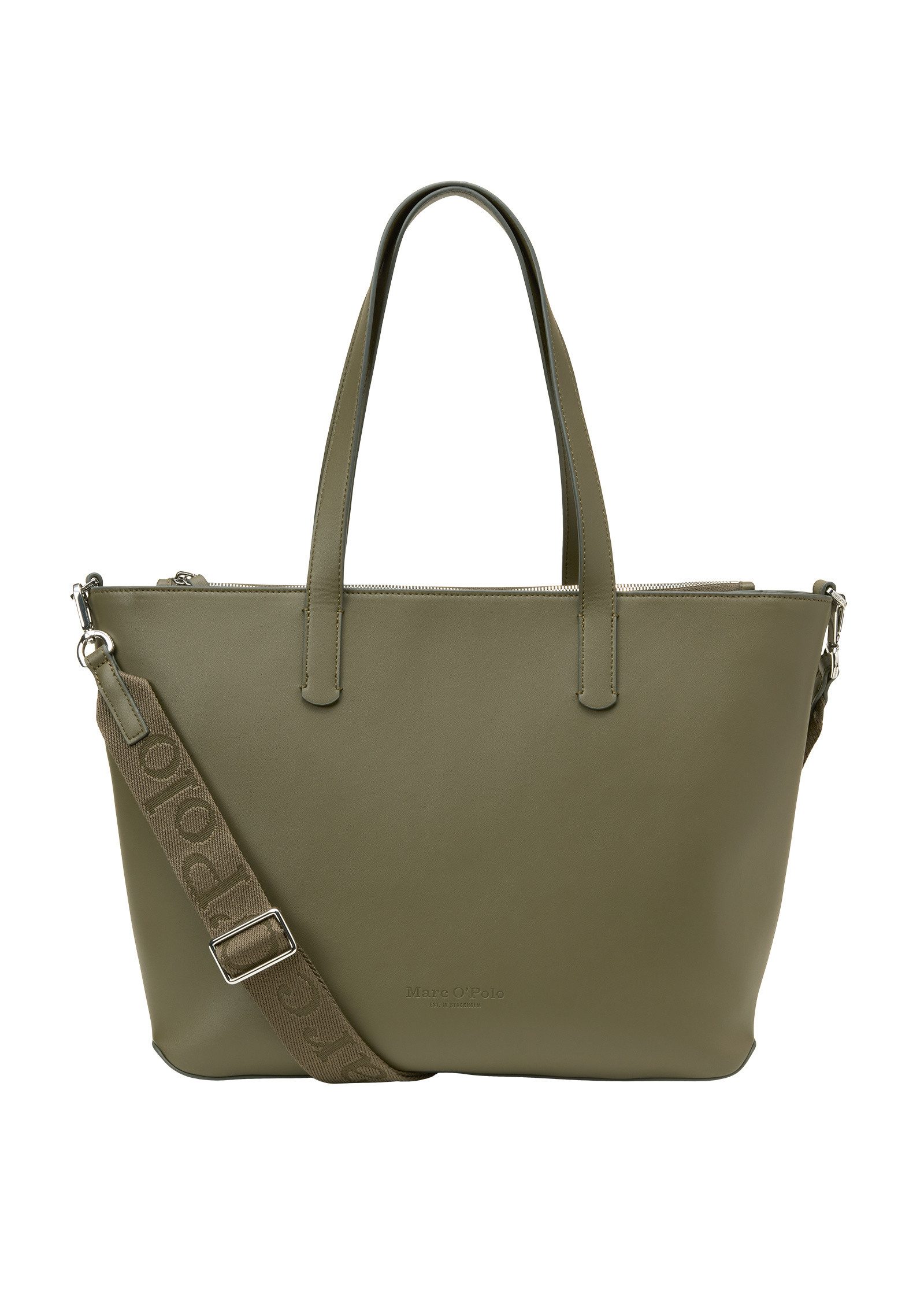 Marc O'Polo Shopper aus einer Lederalternative aus recyceltem Polyester