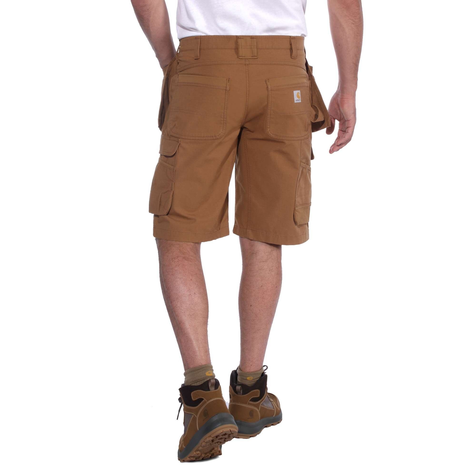 Carhartt Cargoshorts Ripstop Flex Multi Pocket Work Short Flexibles Ripstop Gewebe