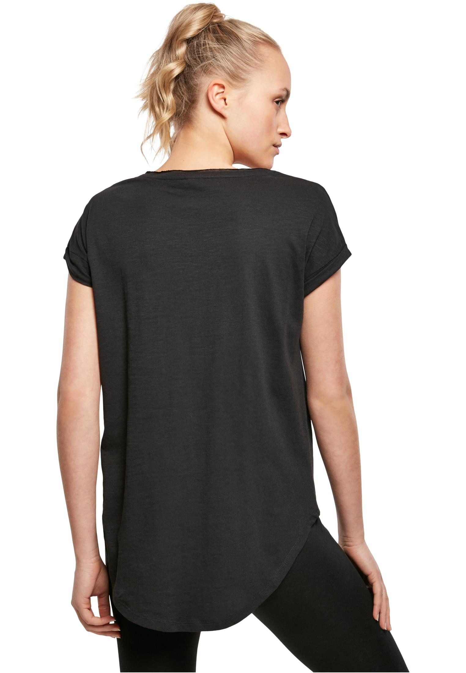 urbandreamz T-Shirt Damen Kurzarm Rundhals Long günstig online kaufen
