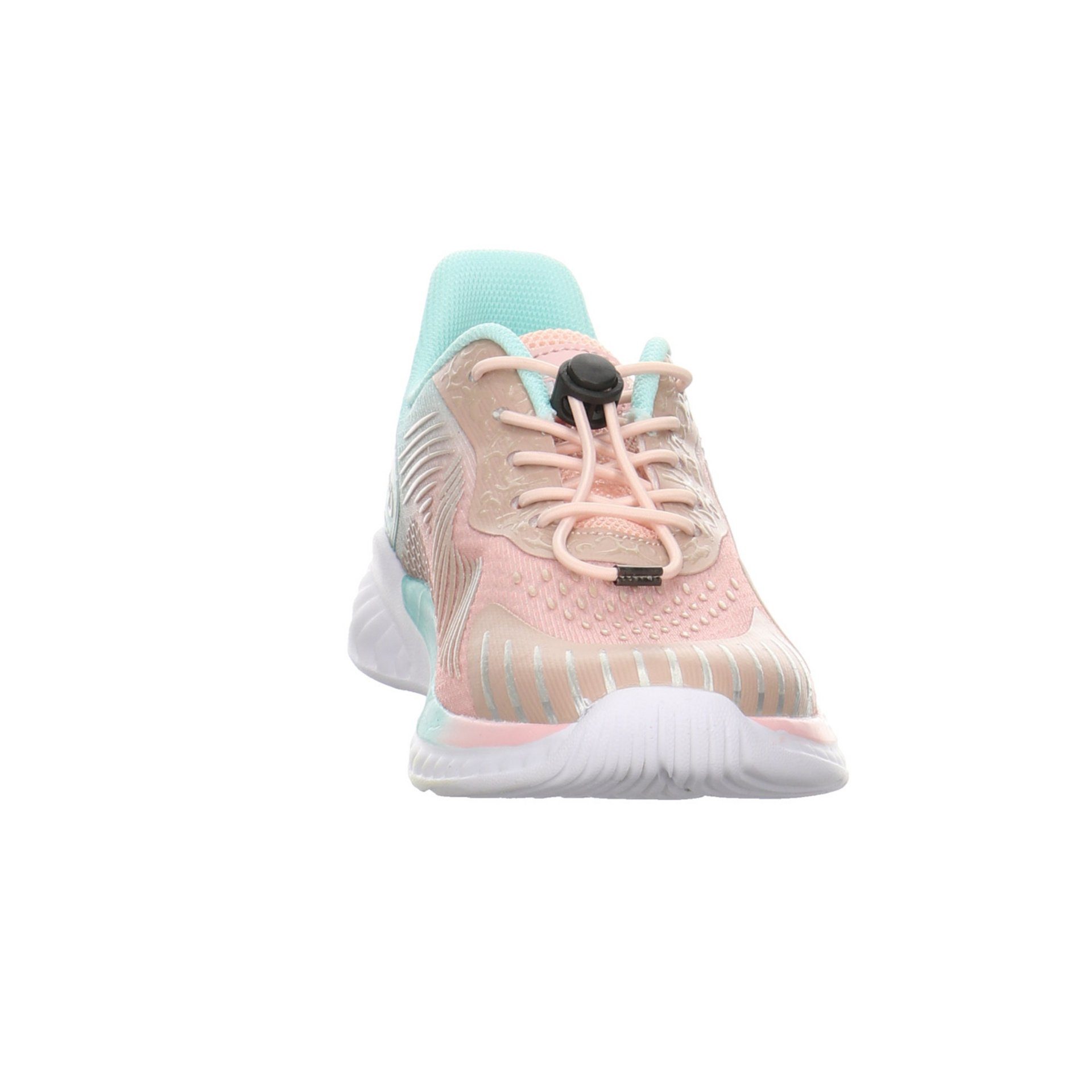 Sneaker YK-ID Rosa Synthetikkombination gemustert Zobo by Lurchi Synthetikkombination Sneaker