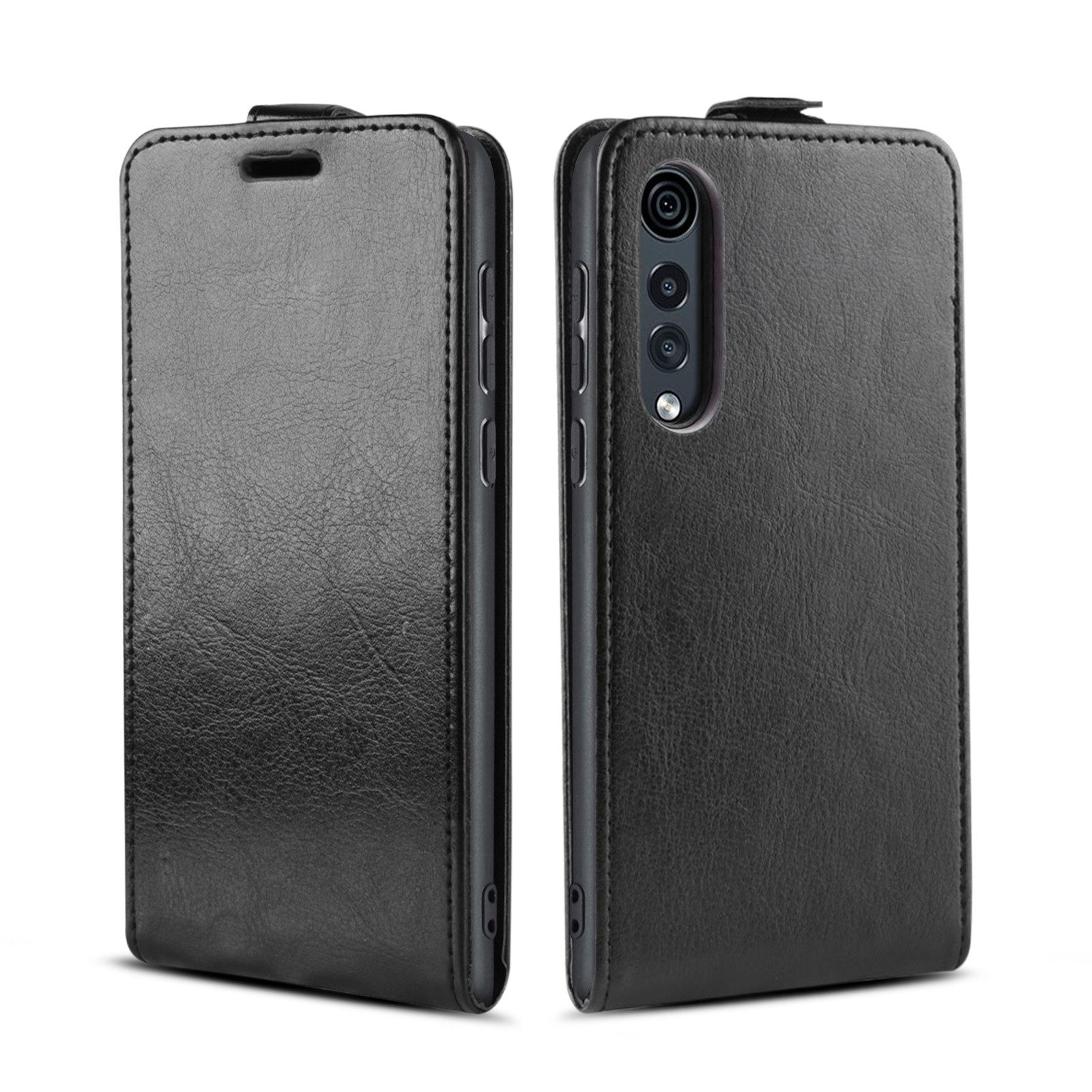 Tec-Expert Handyhülle Klapp Hülle für LG Velvet 5G 6.8 Zoll, 6.8", Tasche Klapphülle Case mit Kartenfach Fliphülle vertikal