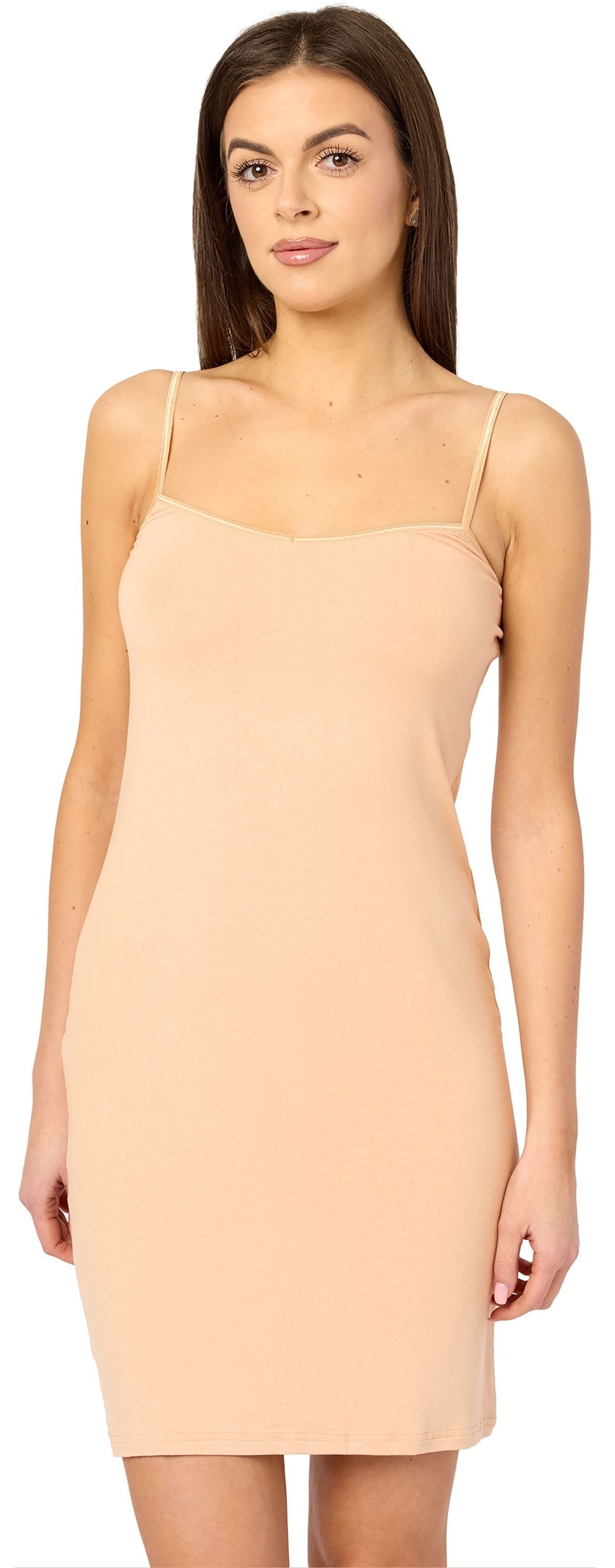 Merry Style Unterkleid Damen kurz Viskose MS10-203 (1-tlg) verstellbare Träger