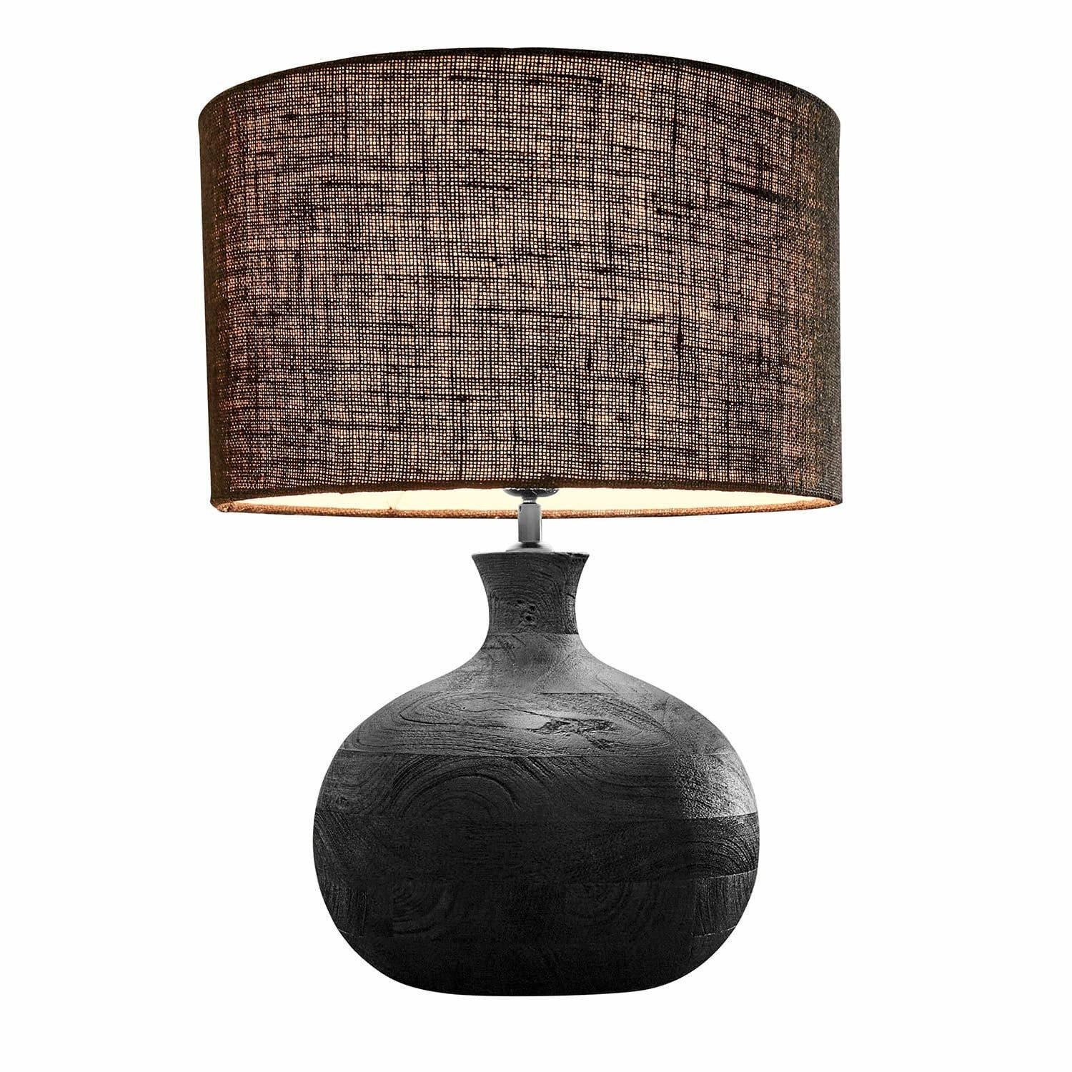 Mirabeau Tischleuchte Tischlampe Sarivaux schwarz günstig online kaufen