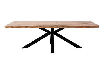 Main Möbel Esstisch Baumtisch 180x80cm 'Sevilla' Akazie & Eisen schwarz