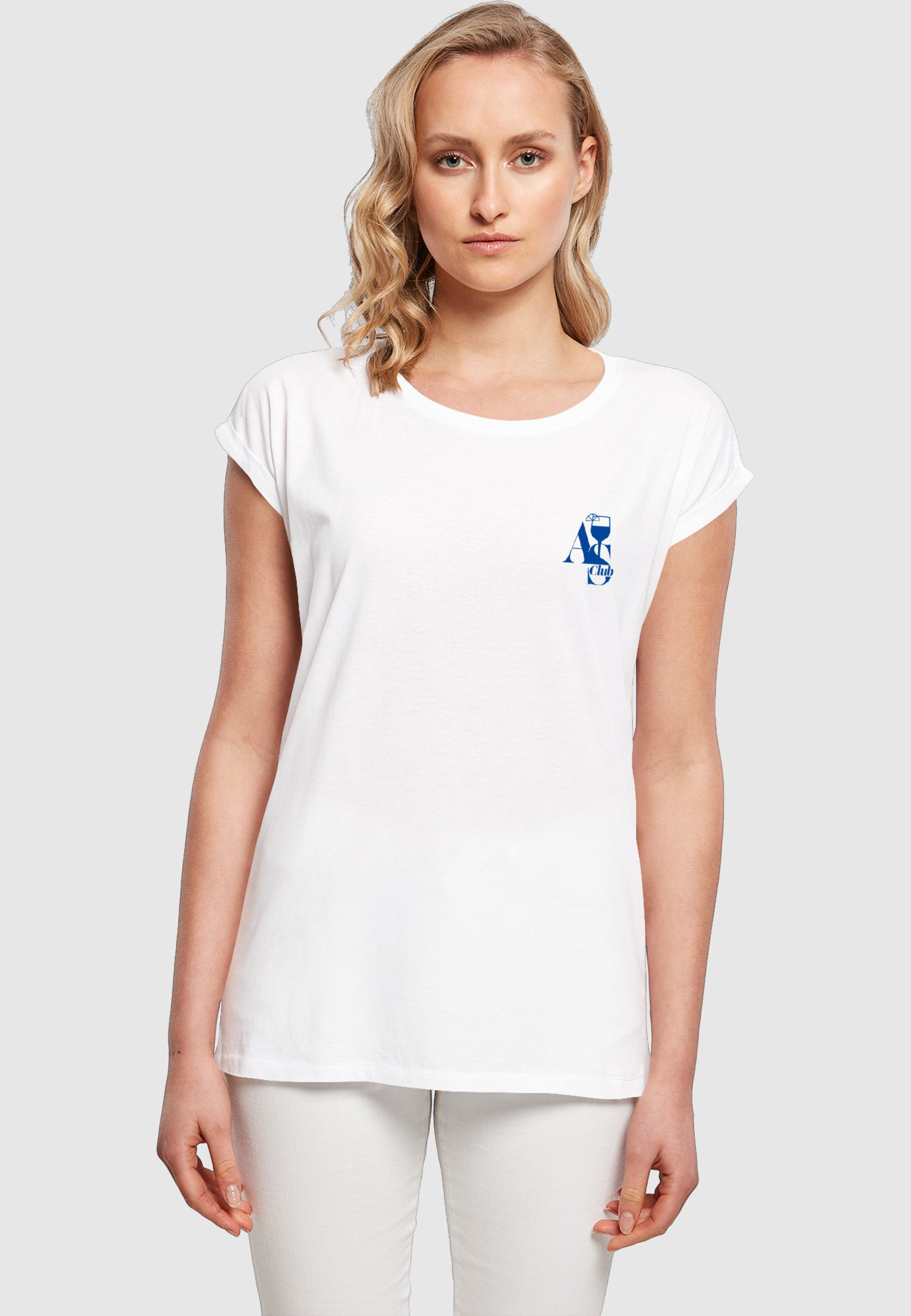 Miss Tee T-Shirt Miss Tee A S Club Ladies Extended Shoulder Tee (1-tlg)