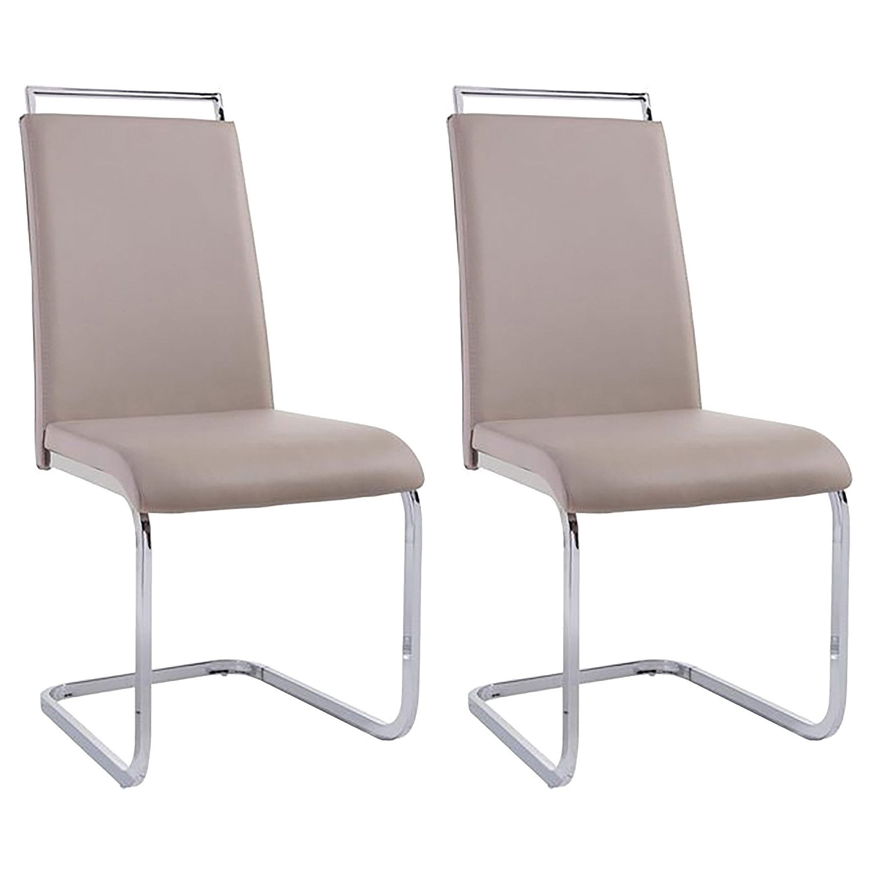 riess-ambiente Freischwinger ORLANDO taupe/grau · Esszimmerstühle günstig online kaufen