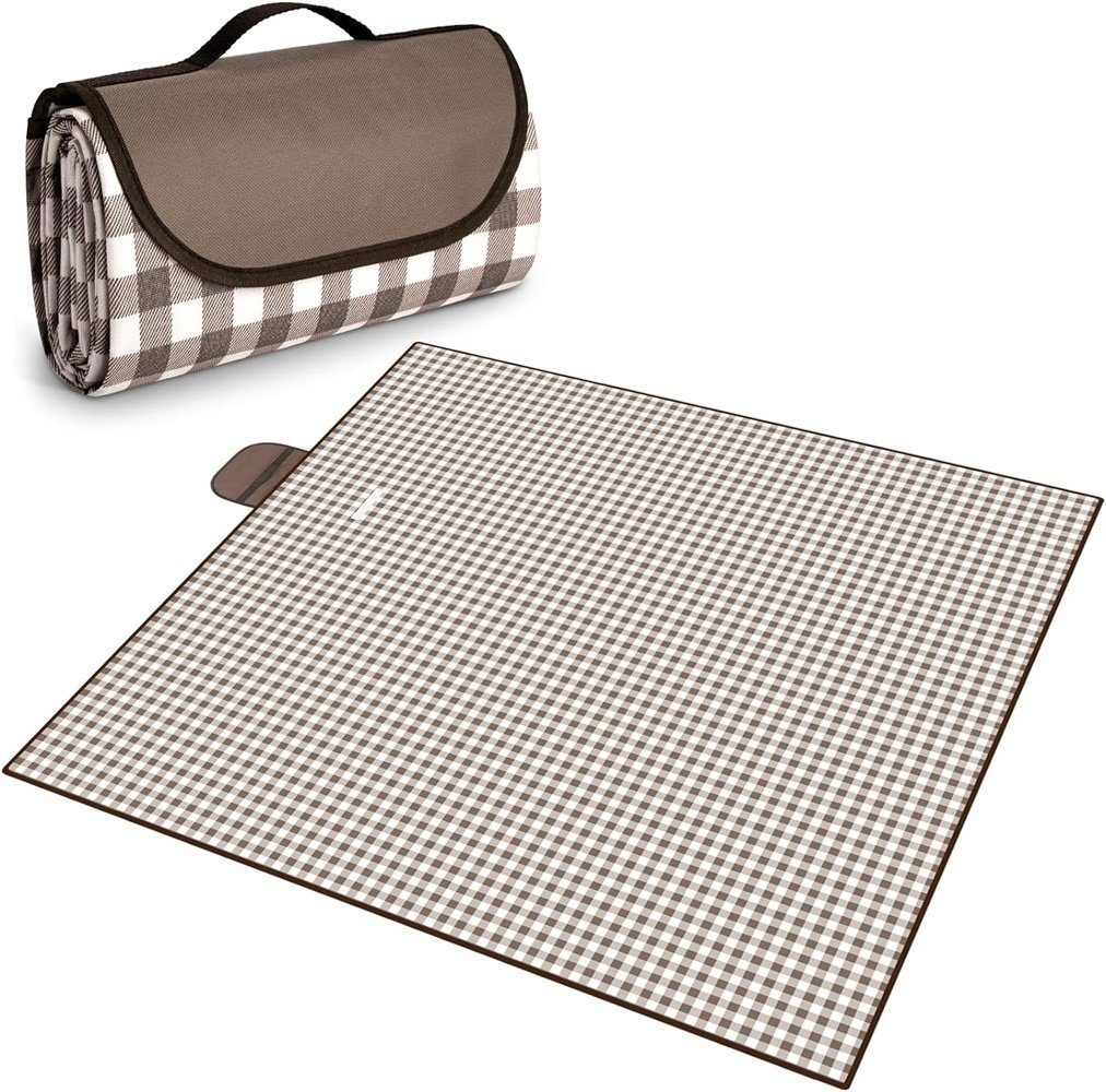 Picknickdecke Picknickmatte Outdoor Camping feuchtigkeitsbeständige Matte, L.Ru UG, Outdoordecke Picknickdecke Plaid Mehrzweck-Strandmatte für Camping