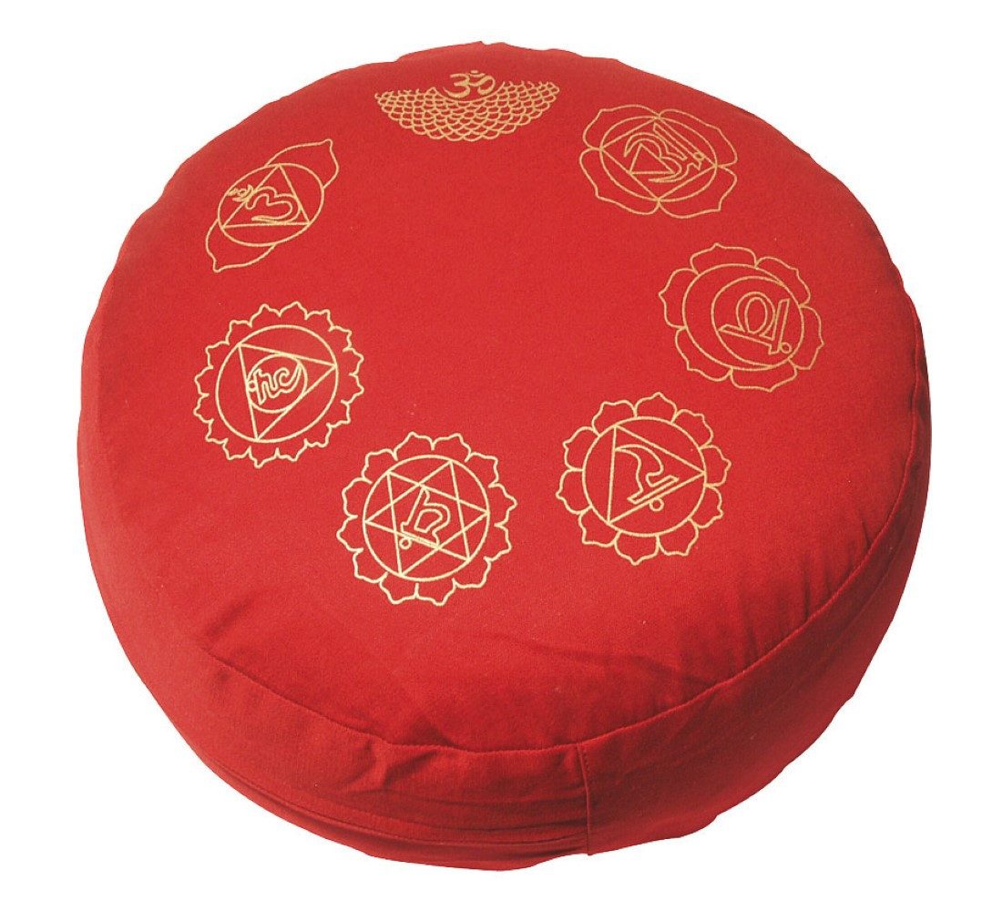 Saraswati Meditationskissen Meditationskissen mit Inlet "7 Chakren" Baumwolle(80), Polyester(20)