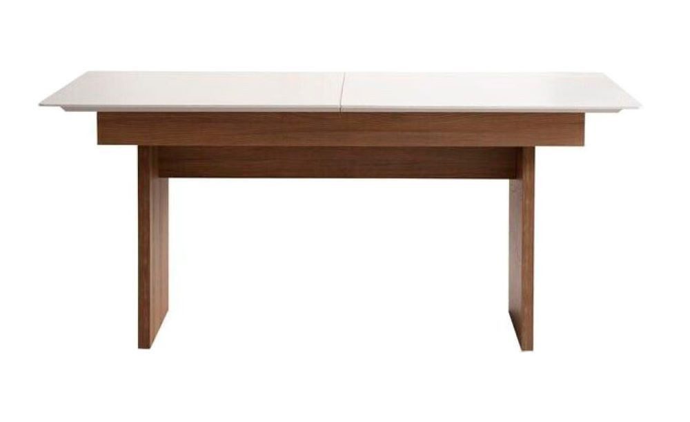 JVmoebel Esstisch Moderner Weißer Esstisch Esszimmer Holz Tisch Ausziehbarer Edler Tisch (1-St., Esstisch), Made in Europa