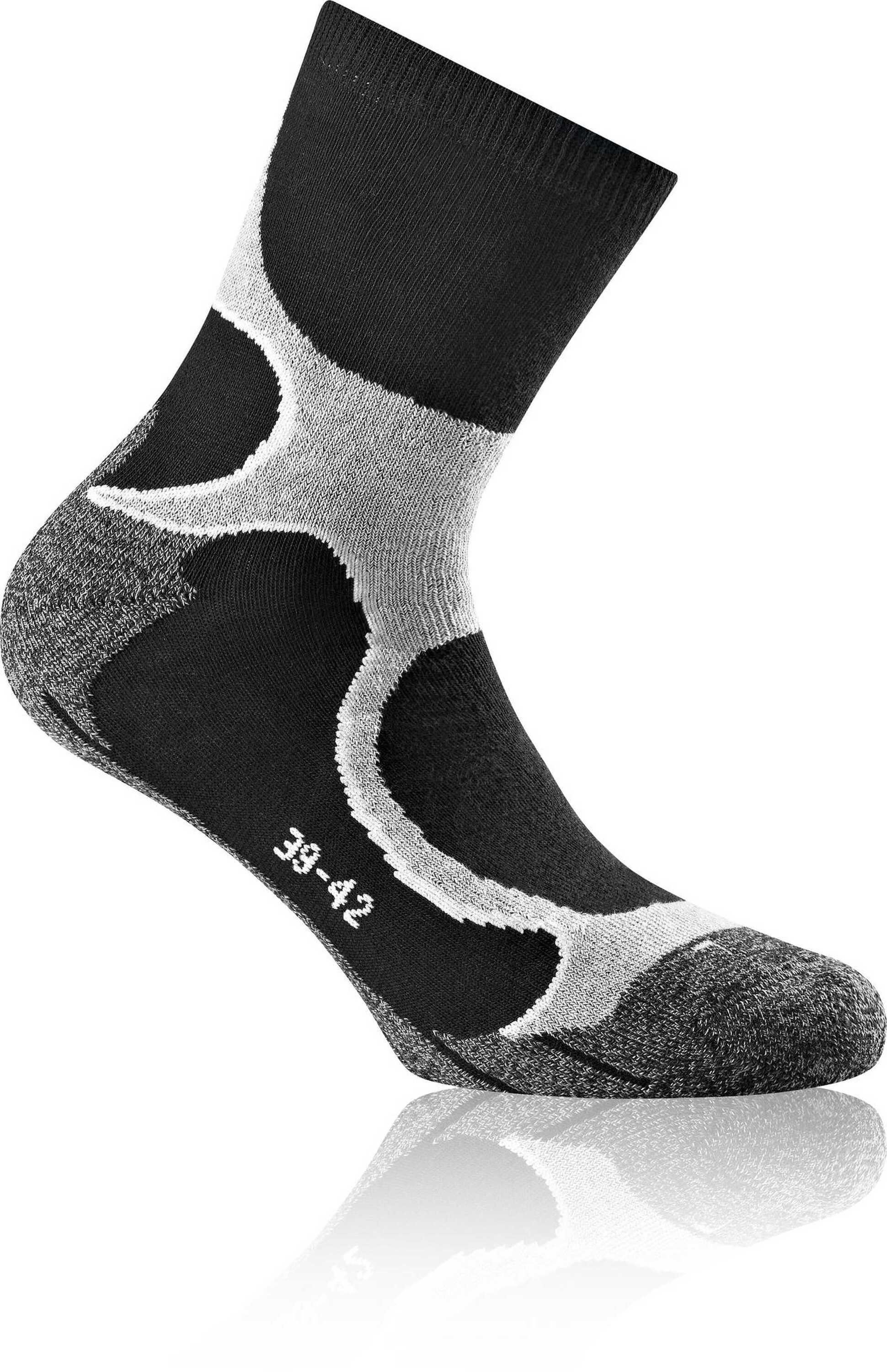 Unisex Grau Pack Socken, Sportsocken - Quarter Socks Running Rohner 2er