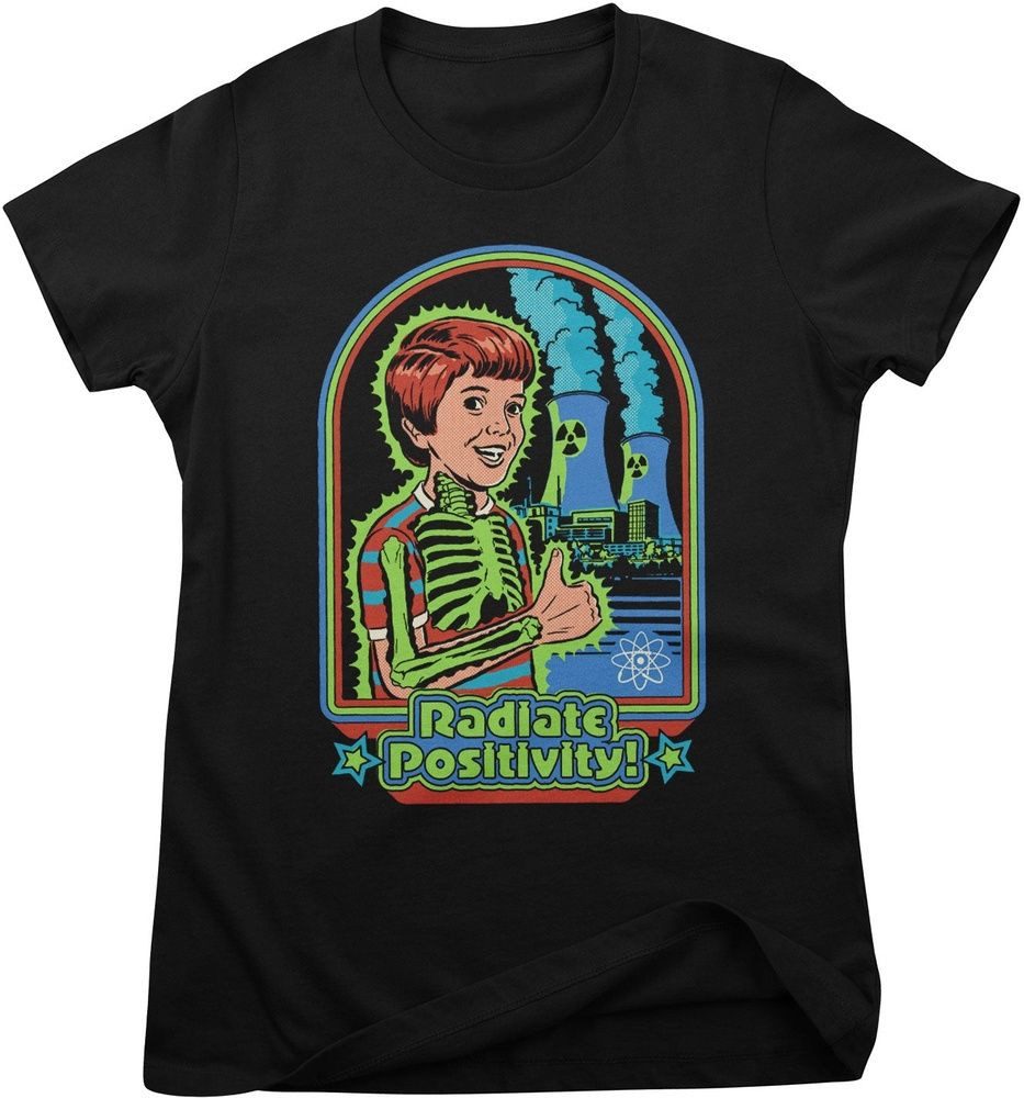 Steven Rhodes T-Shirt Radiate Positivity Girly Tee