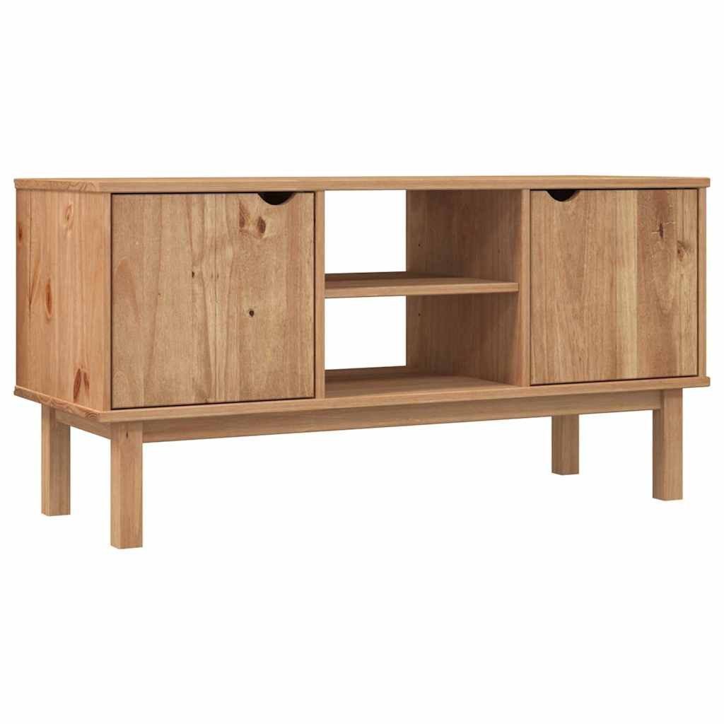 vidaXL TV-Schrank TV-Schrank OTTA 113,5x43x57 cm Massivholz Kiefer (1-St)