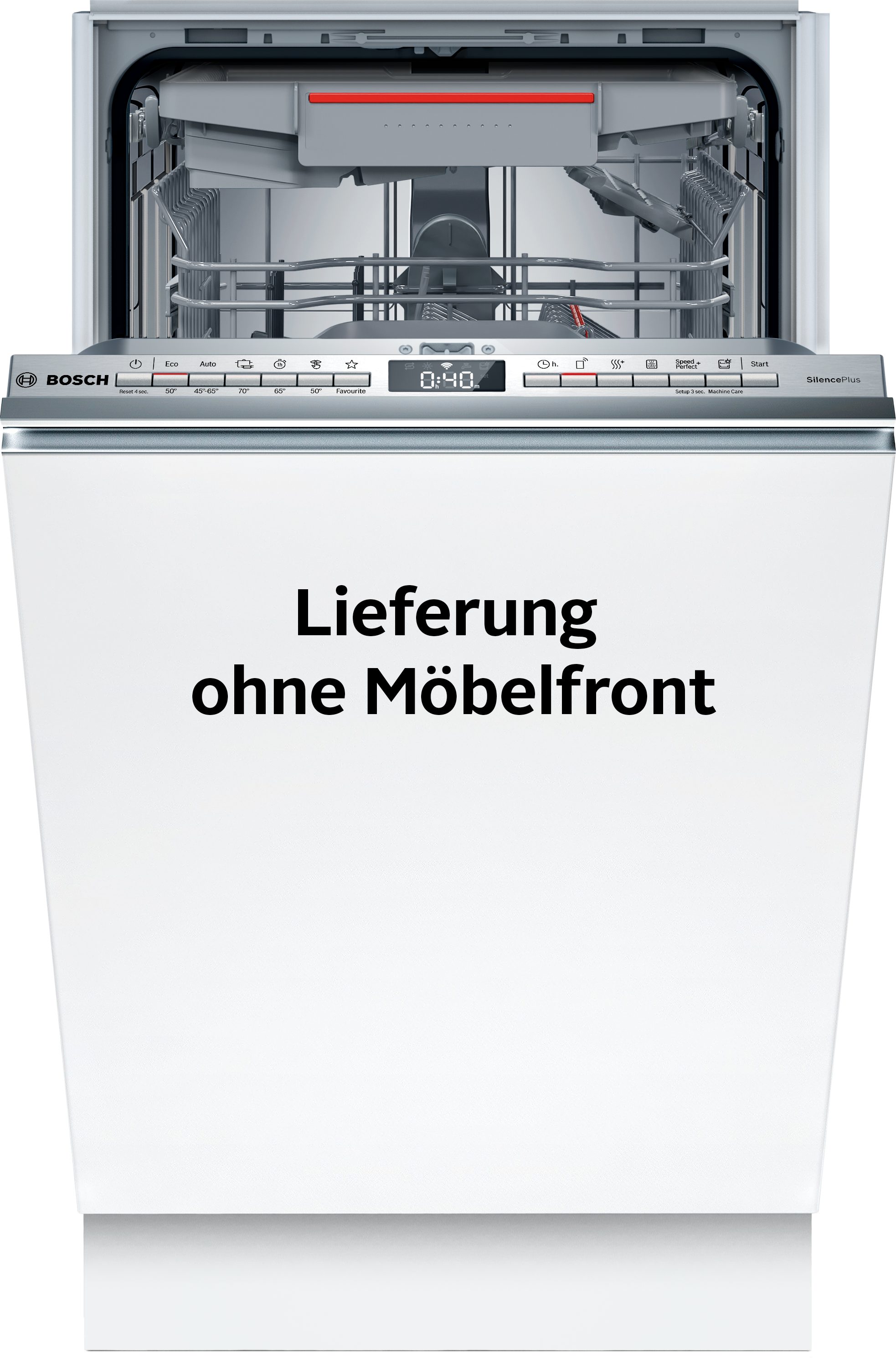 BOSCH vollintegrierbarer Geschirrspüler Serie 4, SPV4HMX49E, 10 Maßgedecke