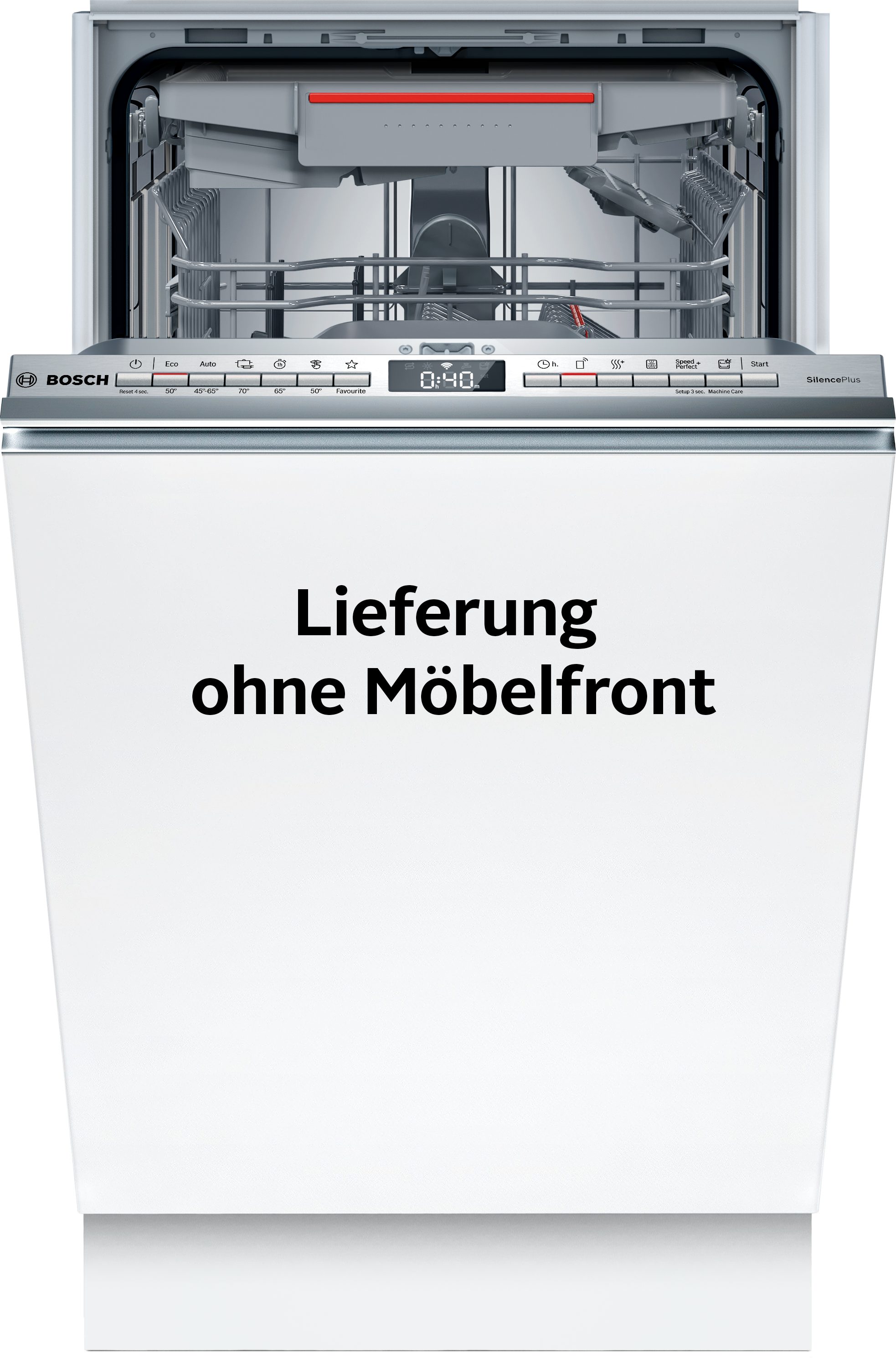 BOSCH vollintegrierbarer Geschirrspüler Serie 4 SPV4HMX49E, 10 Maßgedecke, Info Light - Erlischt am Ende des Spülvorgangs